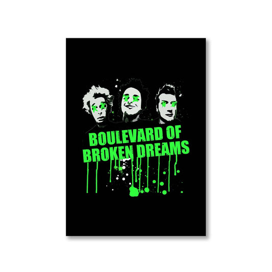 green day boulevard of broken dreams poster wall art buy online india the banyan tee tbt a4