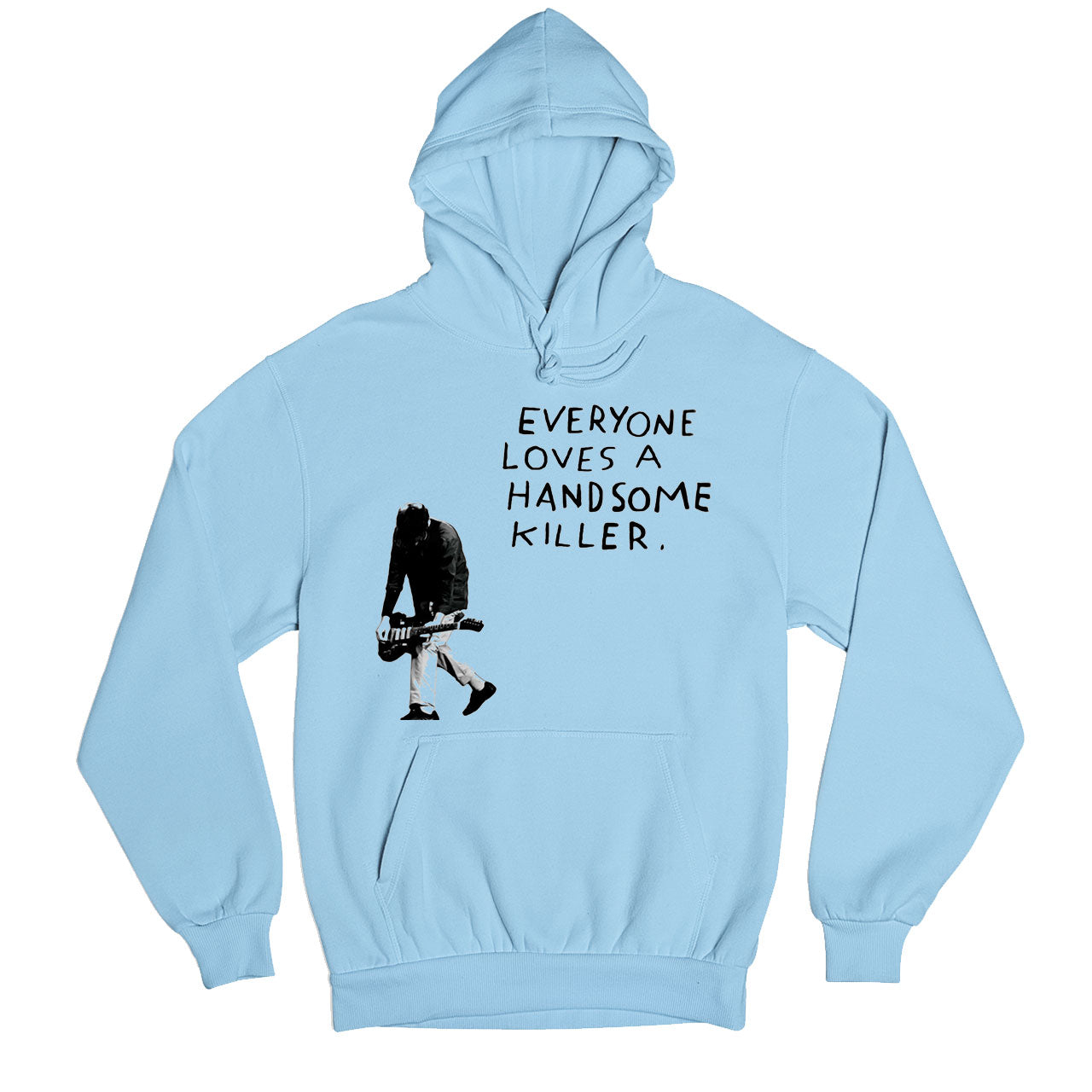 red hot chili peppers handsome killer hoodie hooded sweatshirt winterwear music band buy online india the banyan tee tbt men women girls boys unisex baby blue