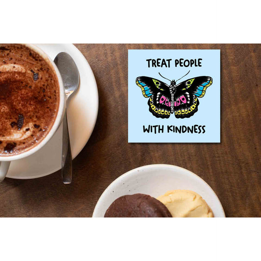 harry styles treat people with kindness coasters wooden table cups indian music band buy online india the banyan tee tbt men women girls boys unisex