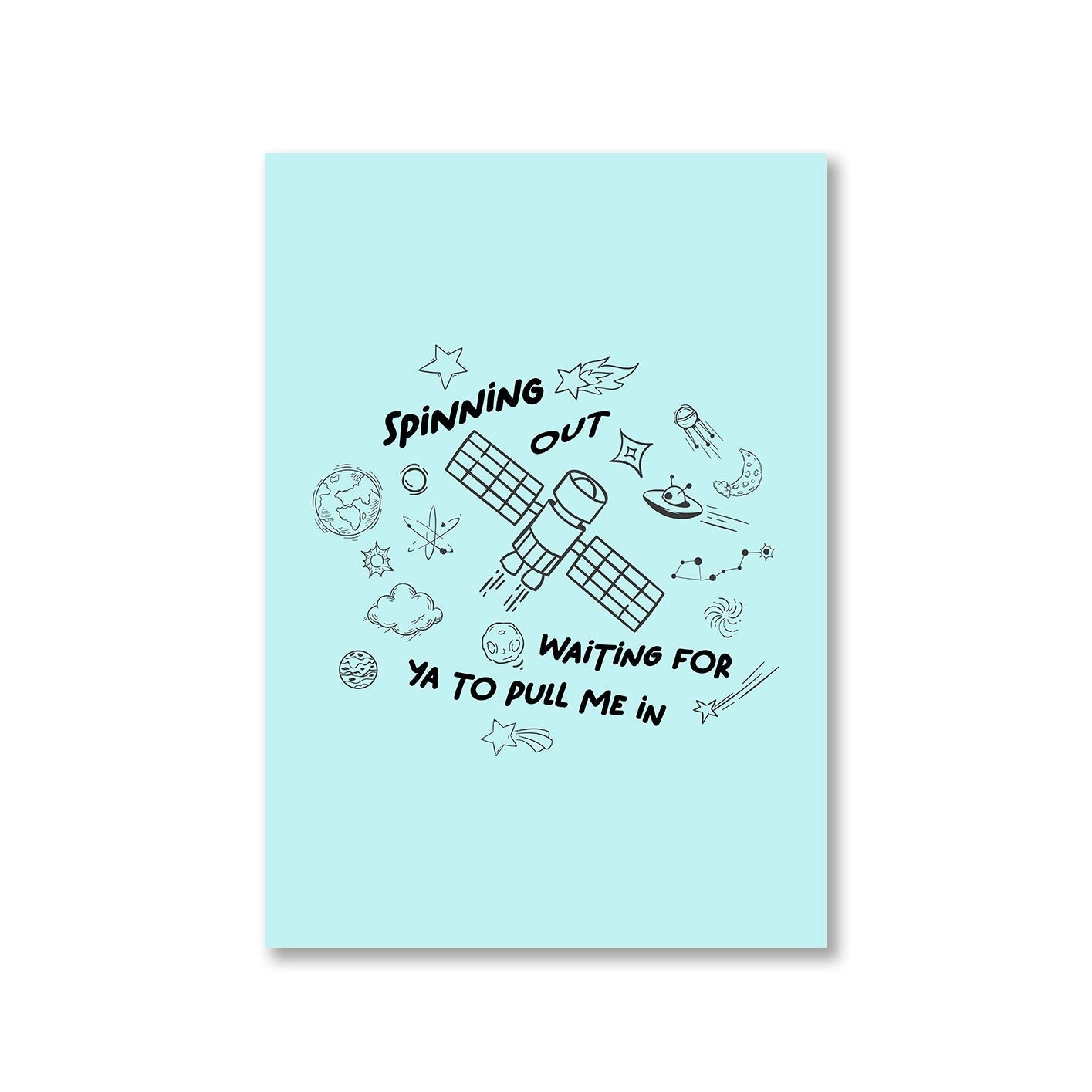 harry styles waiting for ya to pull me in - satellite poster wall art buy online india the banyan tee tbt a4