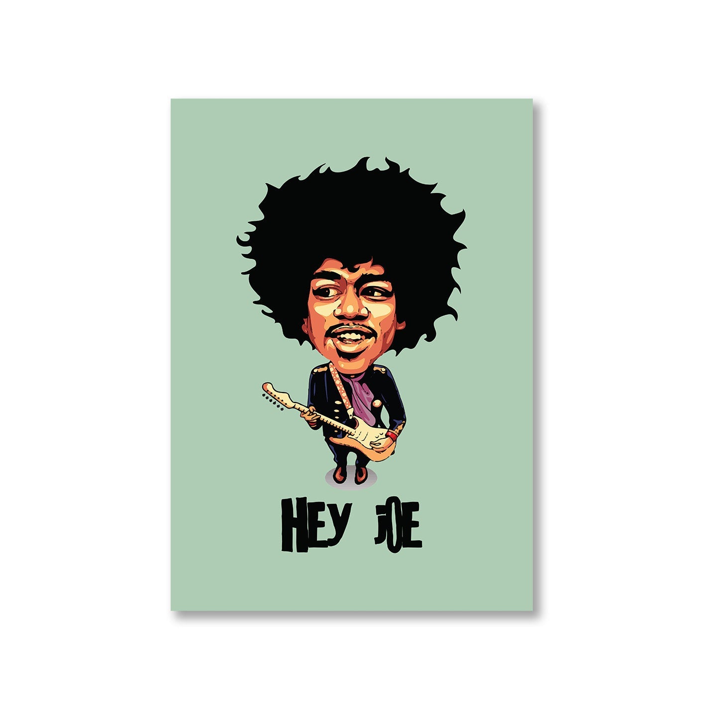 jimi hendrix hey joe poster wall art buy online india the banyan tee tbt a4