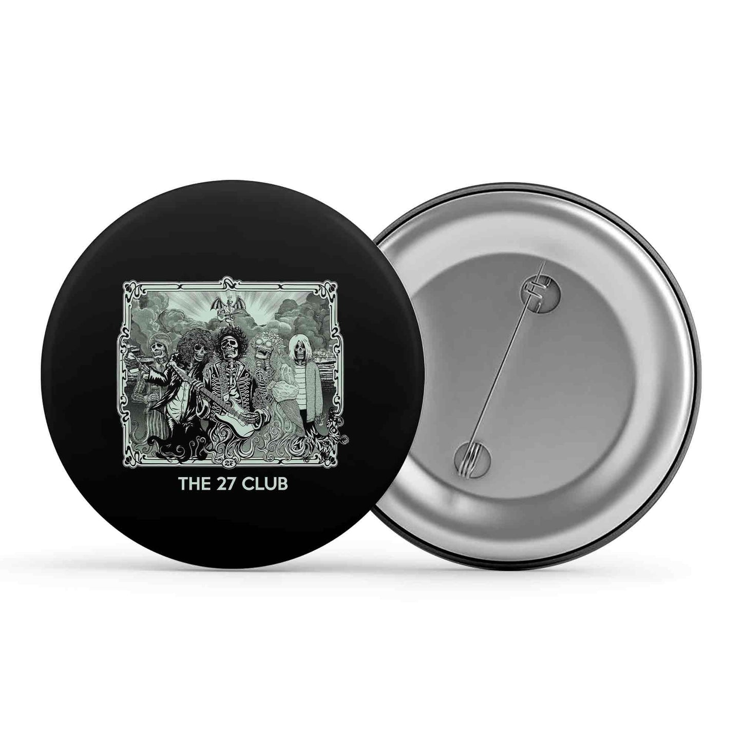jimi hendrix the 27 club badge pin button music band buy online india the banyan tee tbt men women girls boys unisex
