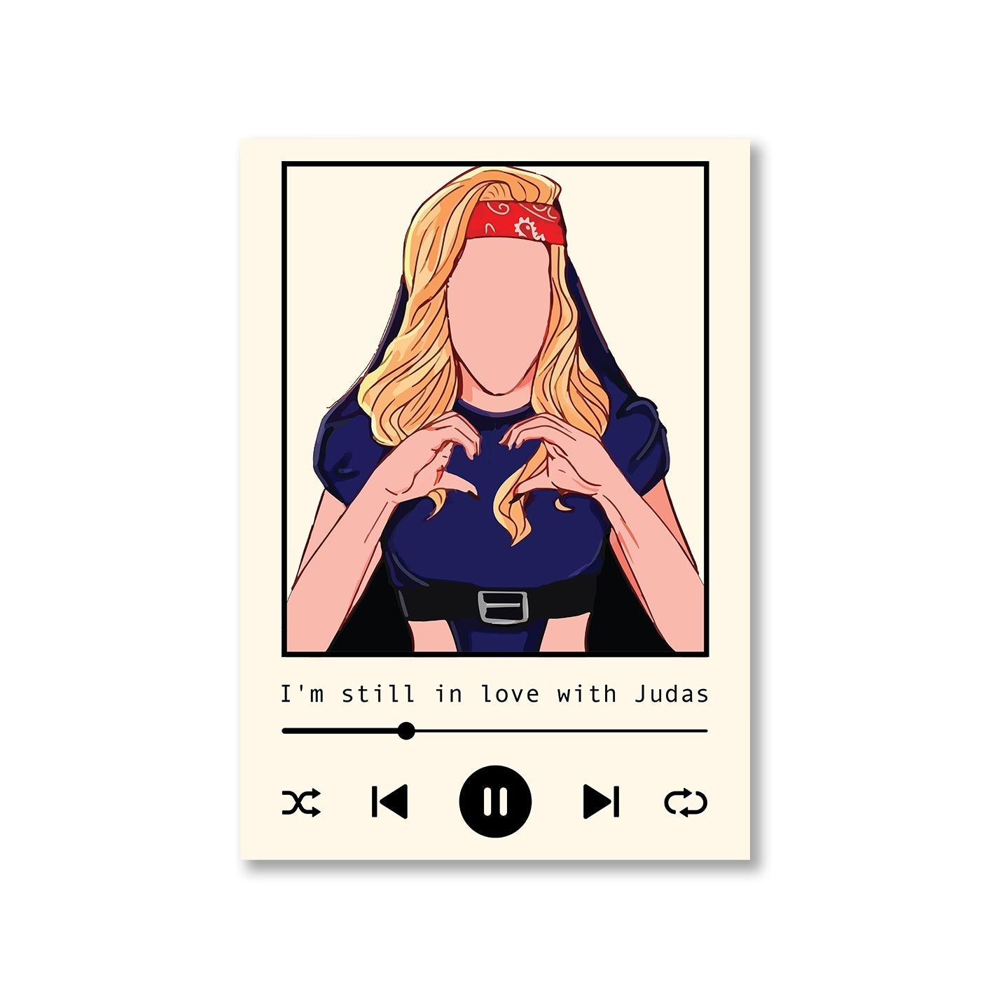 lady gaga judas poster wall art buy online india the banyan tee tbt a4