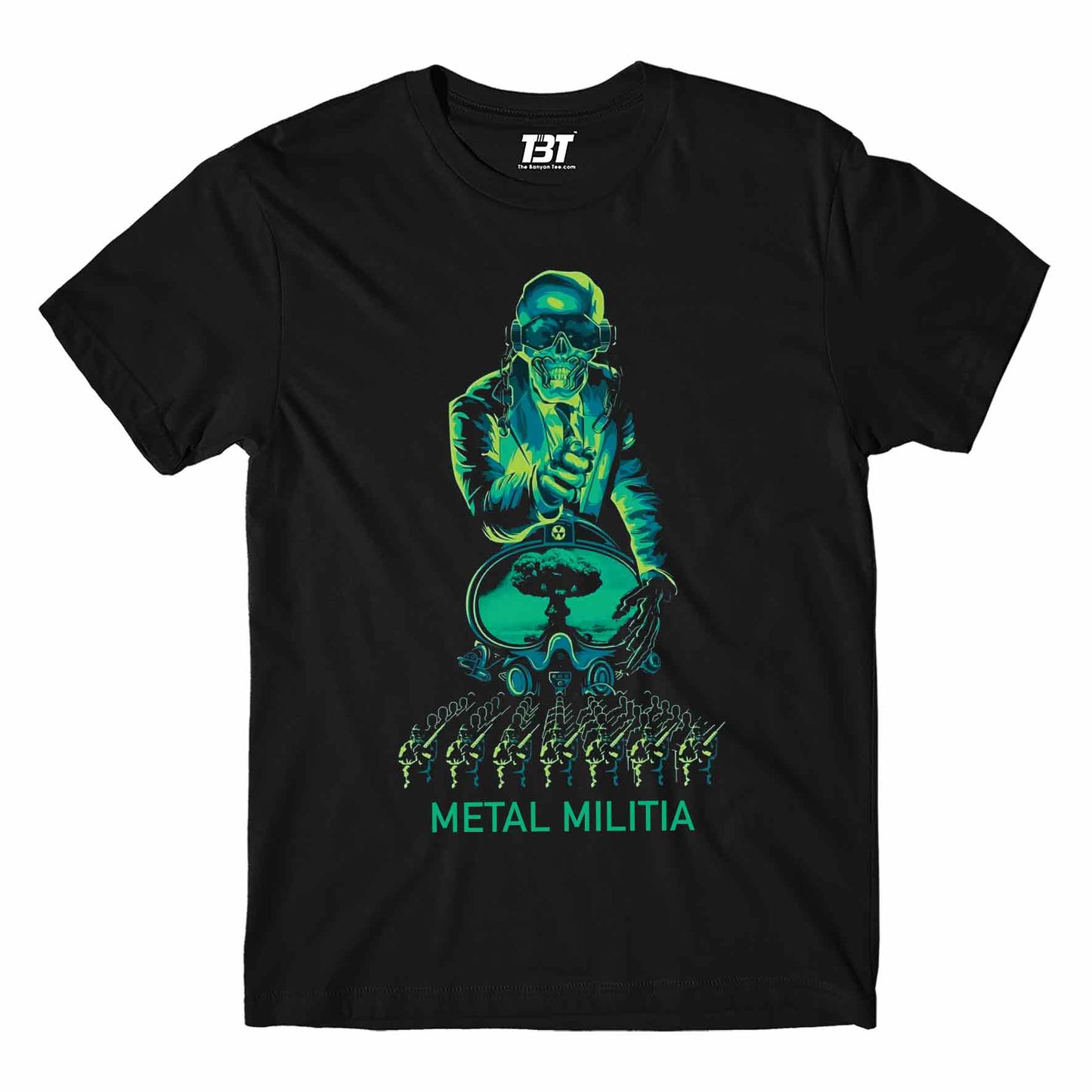 megadeth metal militia t-shirt music band buy online india the banyan tee tbt men women girls boys unisex black