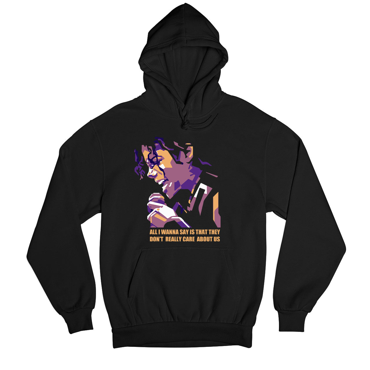 michael jackson care about us hoodie hooded sweatshirt winterwear music band buy online india the banyan tee tbt men women girls boys unisex black