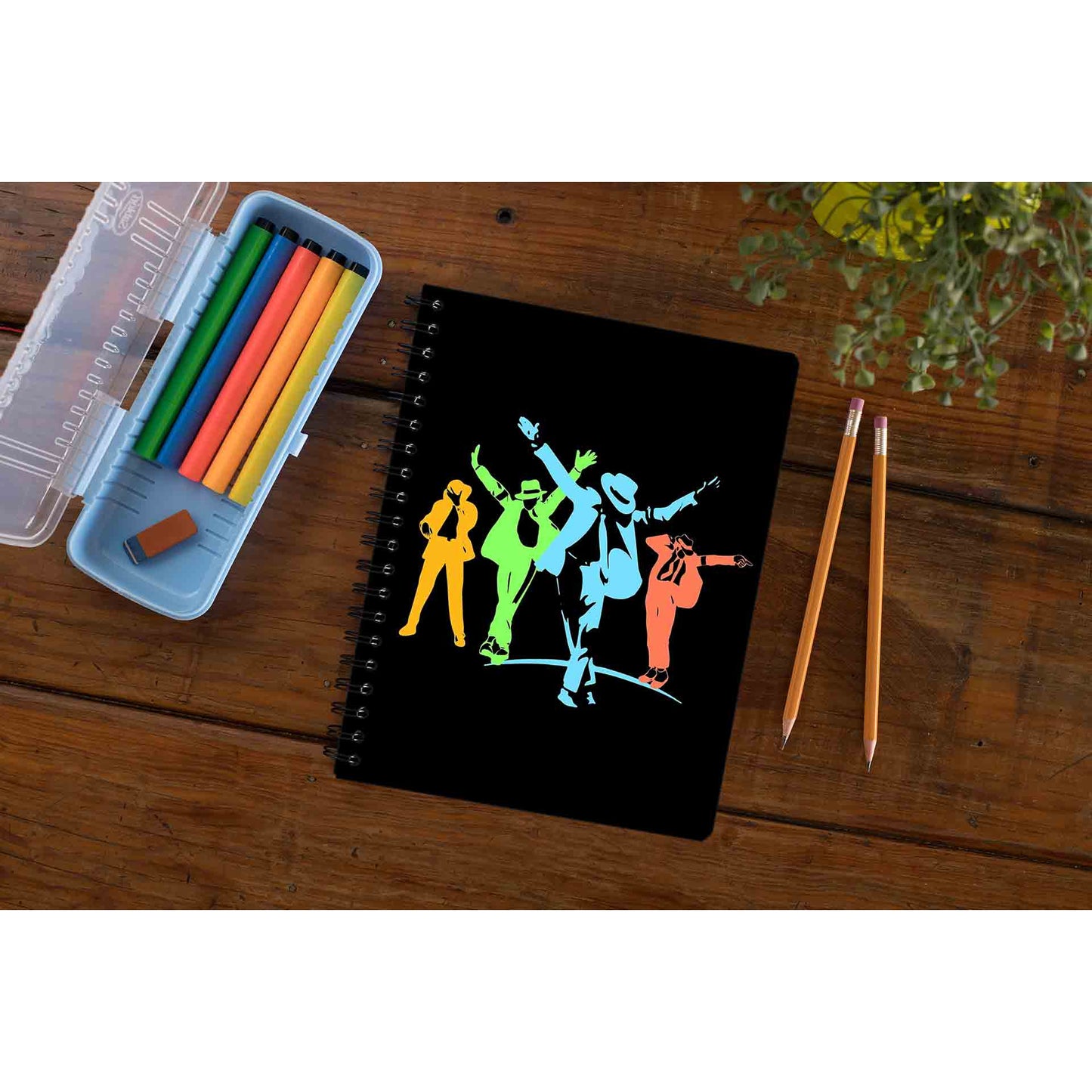 michael jackson neon art notebook notepad diary buy online india the banyan tee tbt unruled