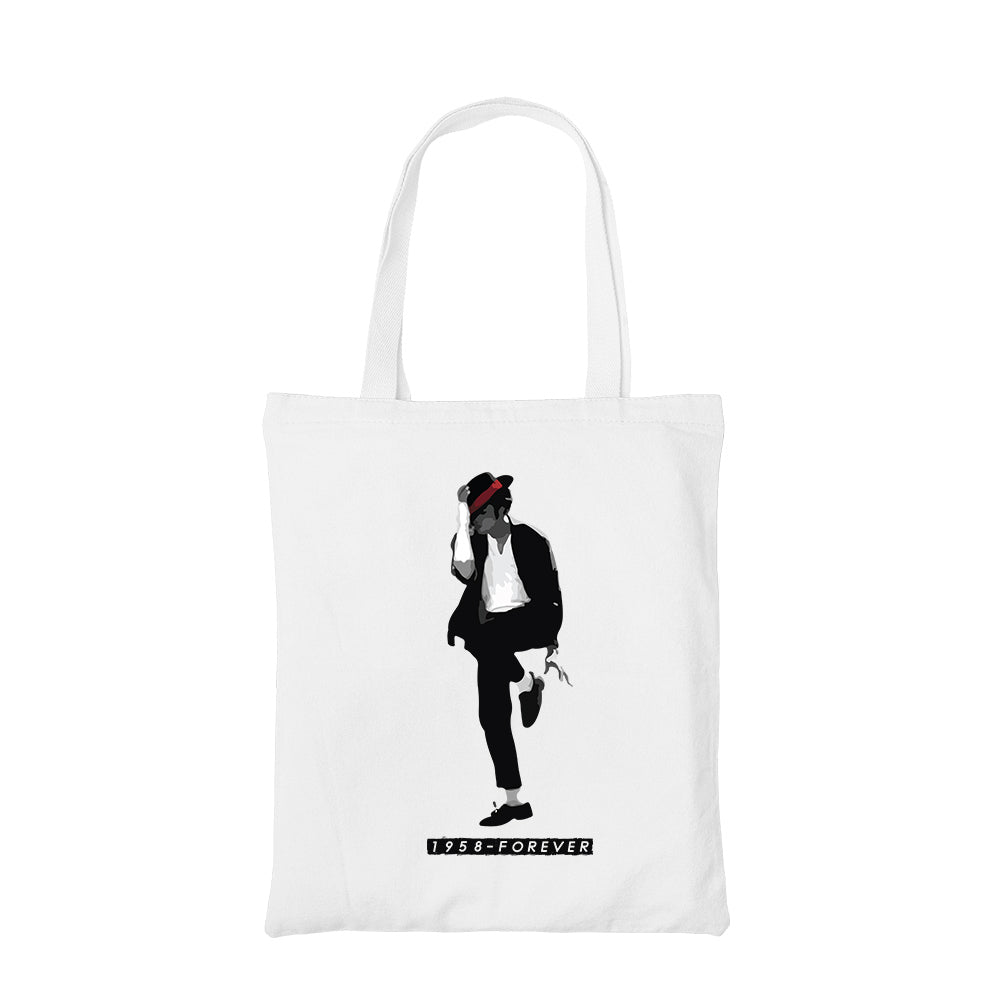 Michael Jackson forever tote bag hand printed cotton women men unisex