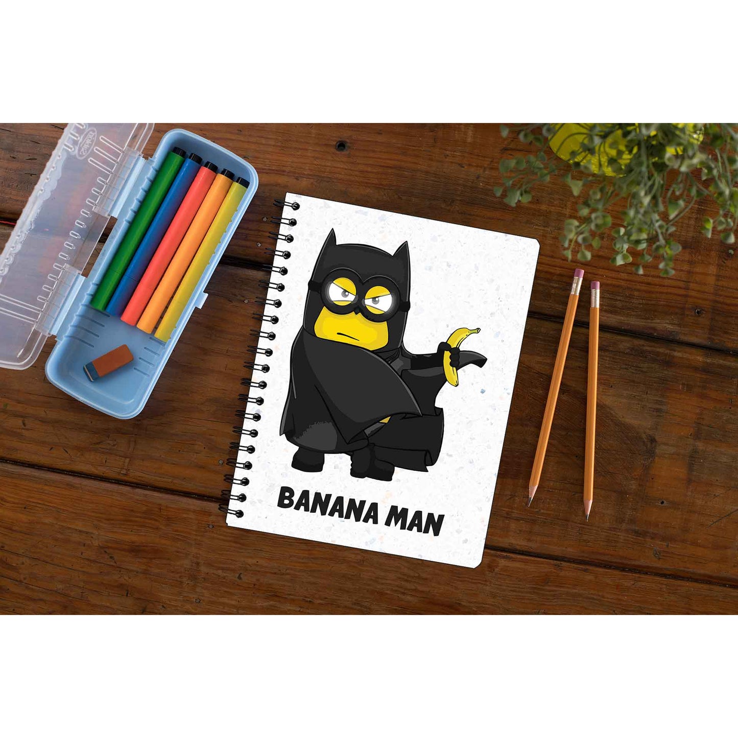 minions notebook - banana man the banyan tee tbt classmate stationery google diary