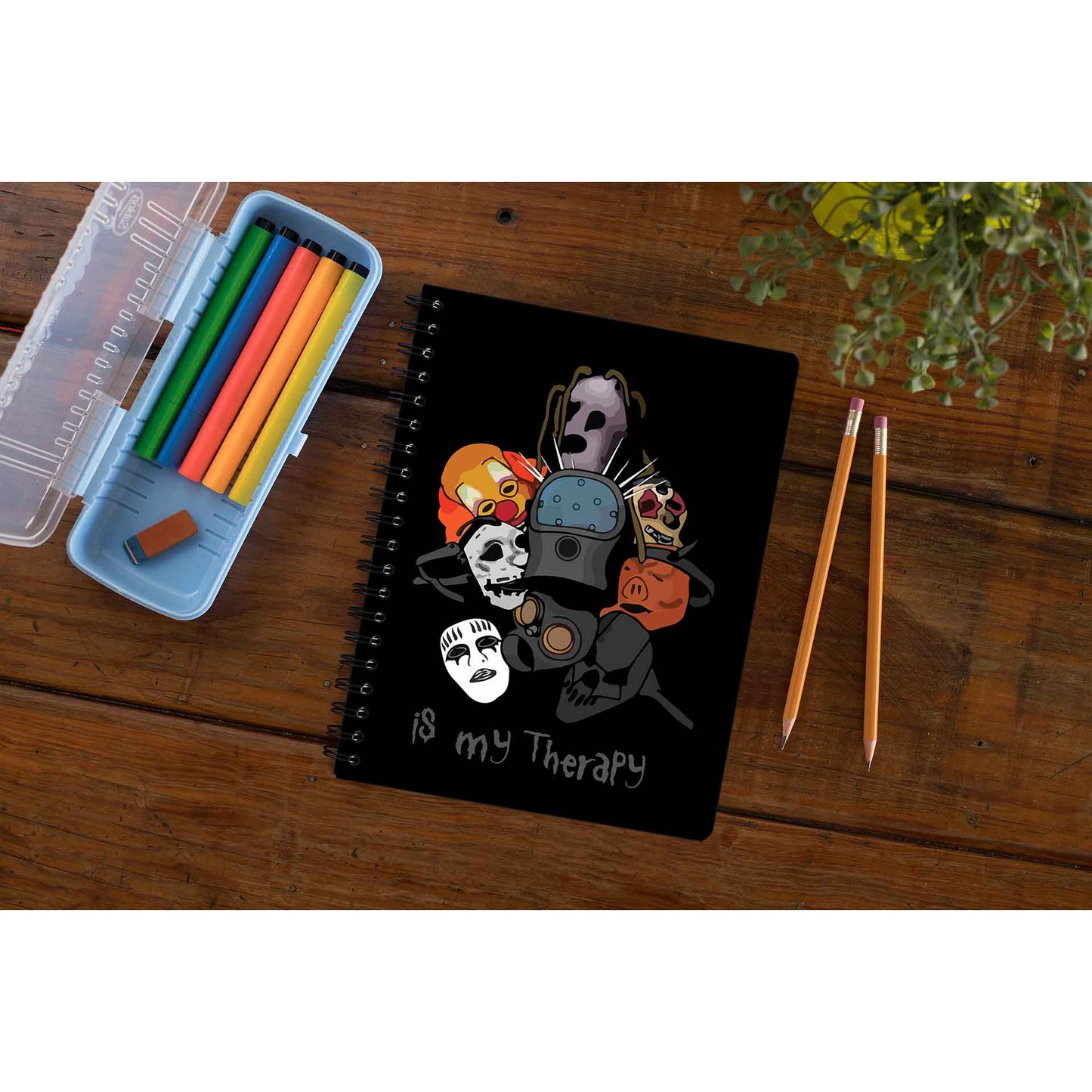 slipknot my therapy notebook notepad diary buy online india the banyan tee tbt unruled