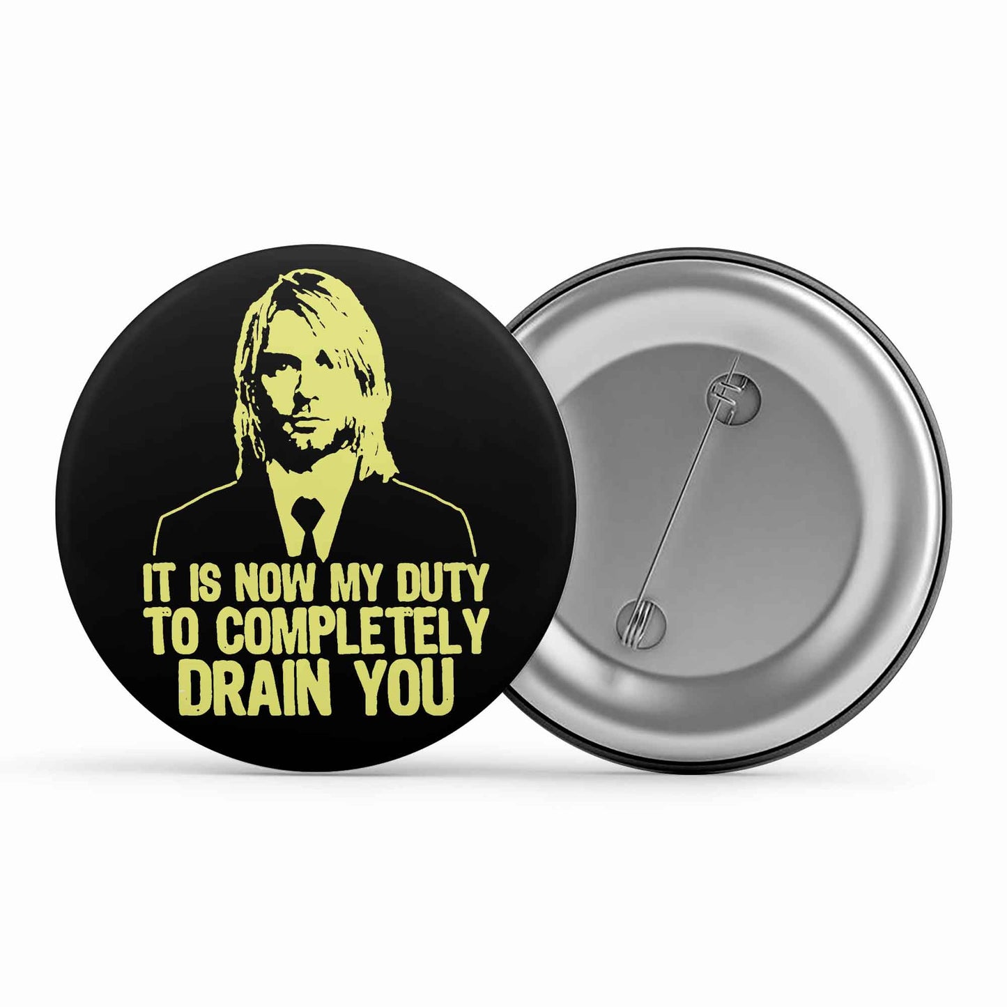 nirvana drain you badge pin button music band buy online india the banyan tee tbt men women girls boys unisex