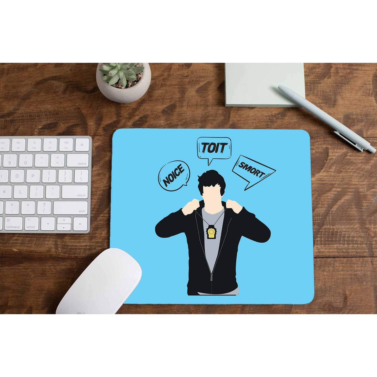 brooklyn nine-nine noice toit smort mousepad logitech large anime buy online india the banyan tee tbt men women girls boys unisex detective jake peralta terry charles boyle gina linetti andy samberg merchandise clothing acceessories