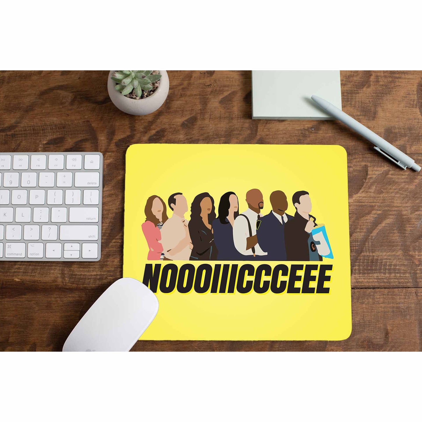 brooklyn nine-nine noooiiiccceee mousepad logitech large anime buy online india the banyan tee tbt men women girls boys unisex detective jake peralta terry charles boyle gina linetti andy samberg merchandise clothing acceessories