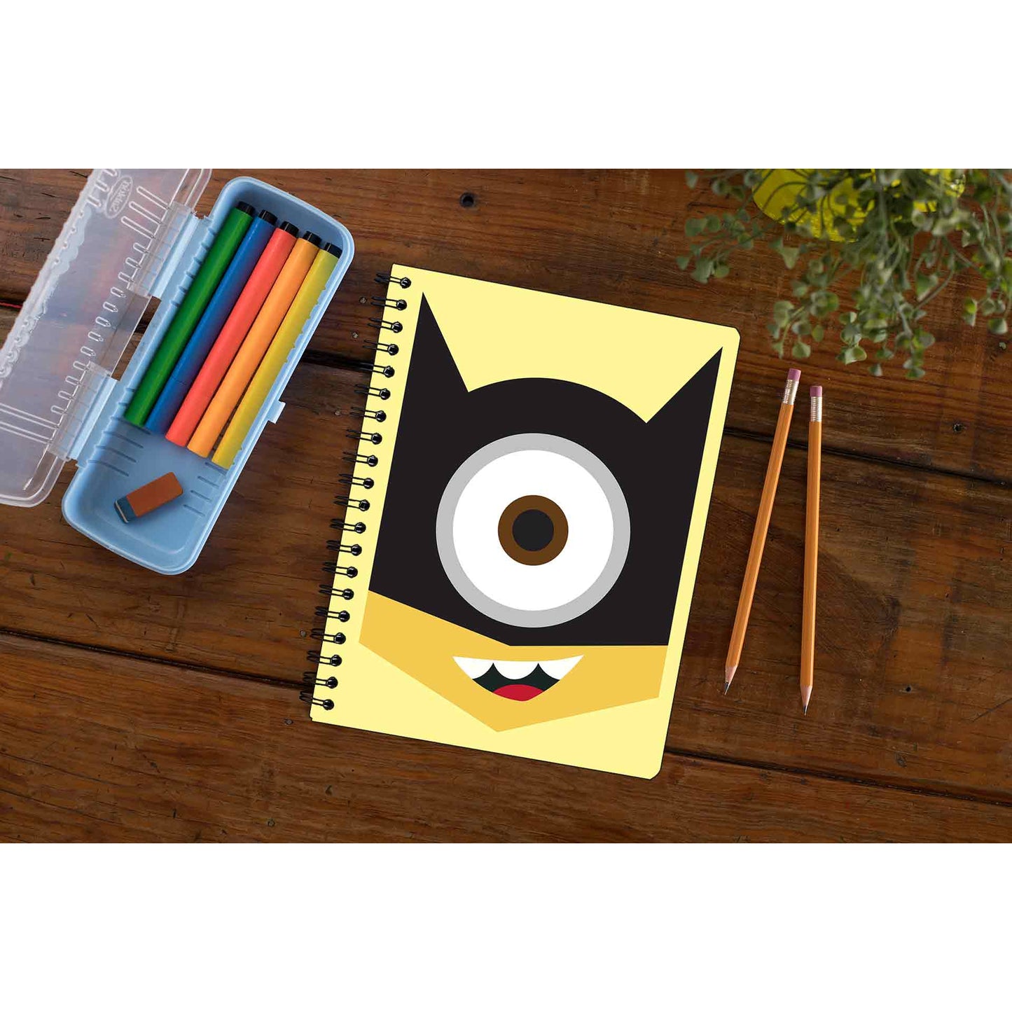 minions notebook - batmin batman the banyan tee tbt classmate stationery google diary