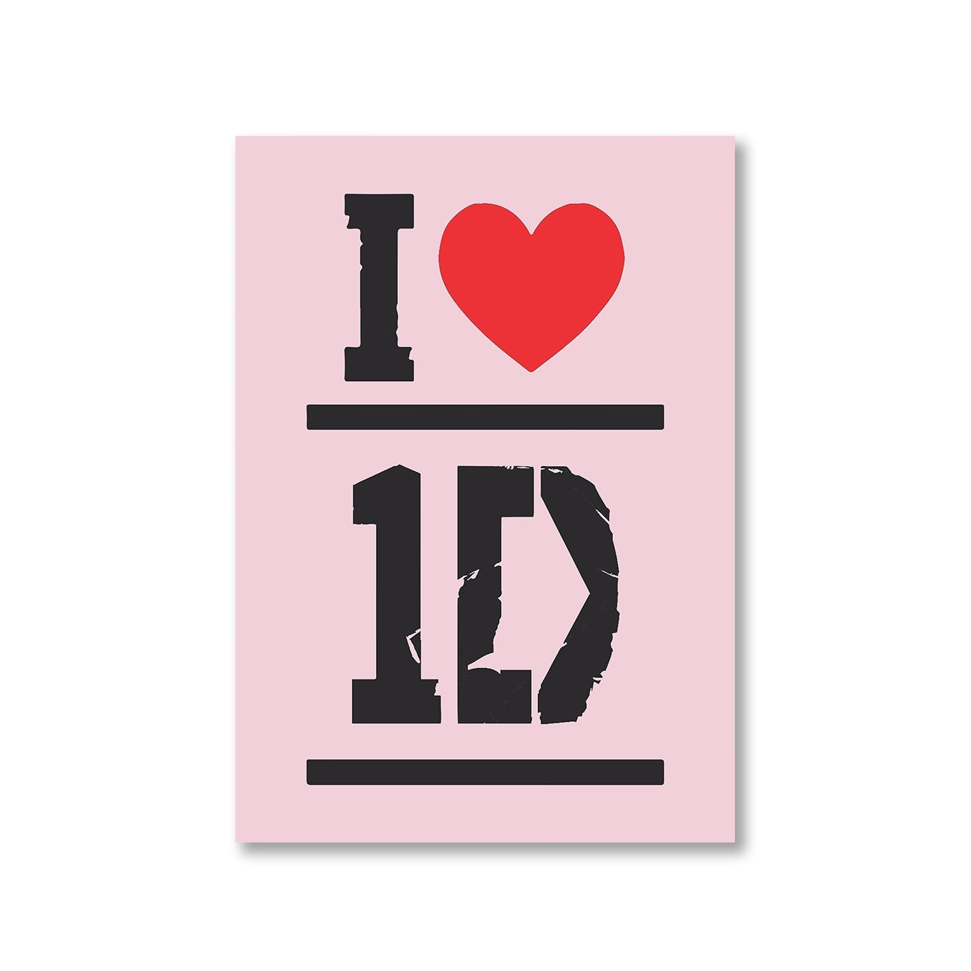 one direction i love 1d poster wall art buy online india the banyan tee tbt a4