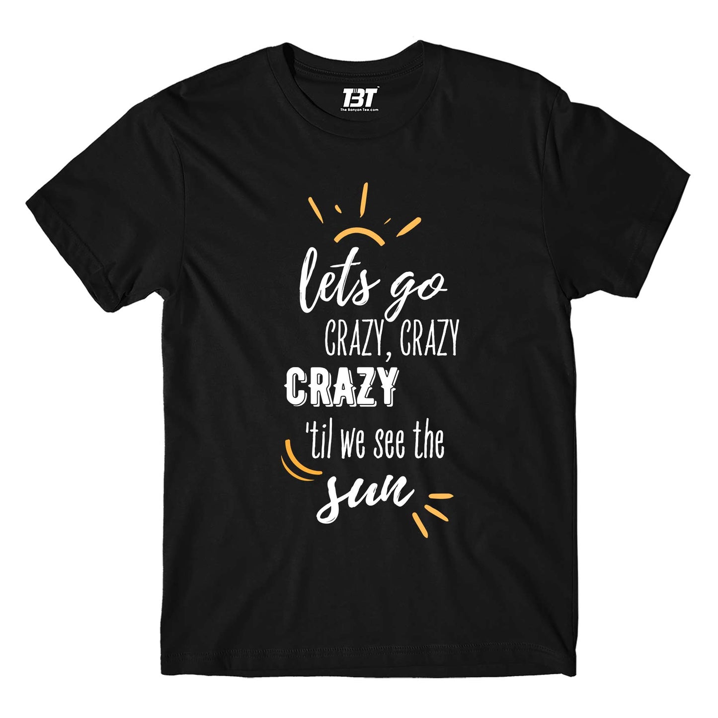 one direction crazy t-shirt music band buy online india the banyan tee tbt men women girls boys unisex black