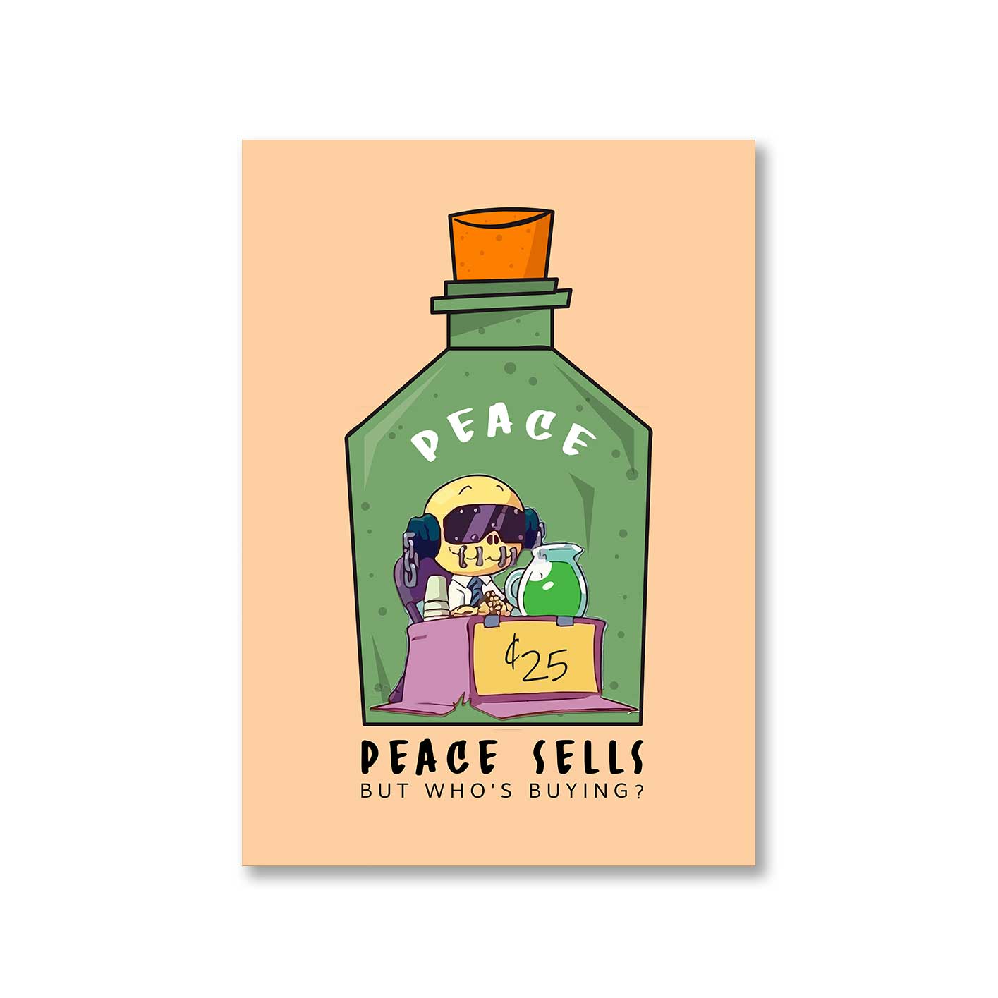 megadeth peace sells poster wall art buy online india the banyan tee tbt a4