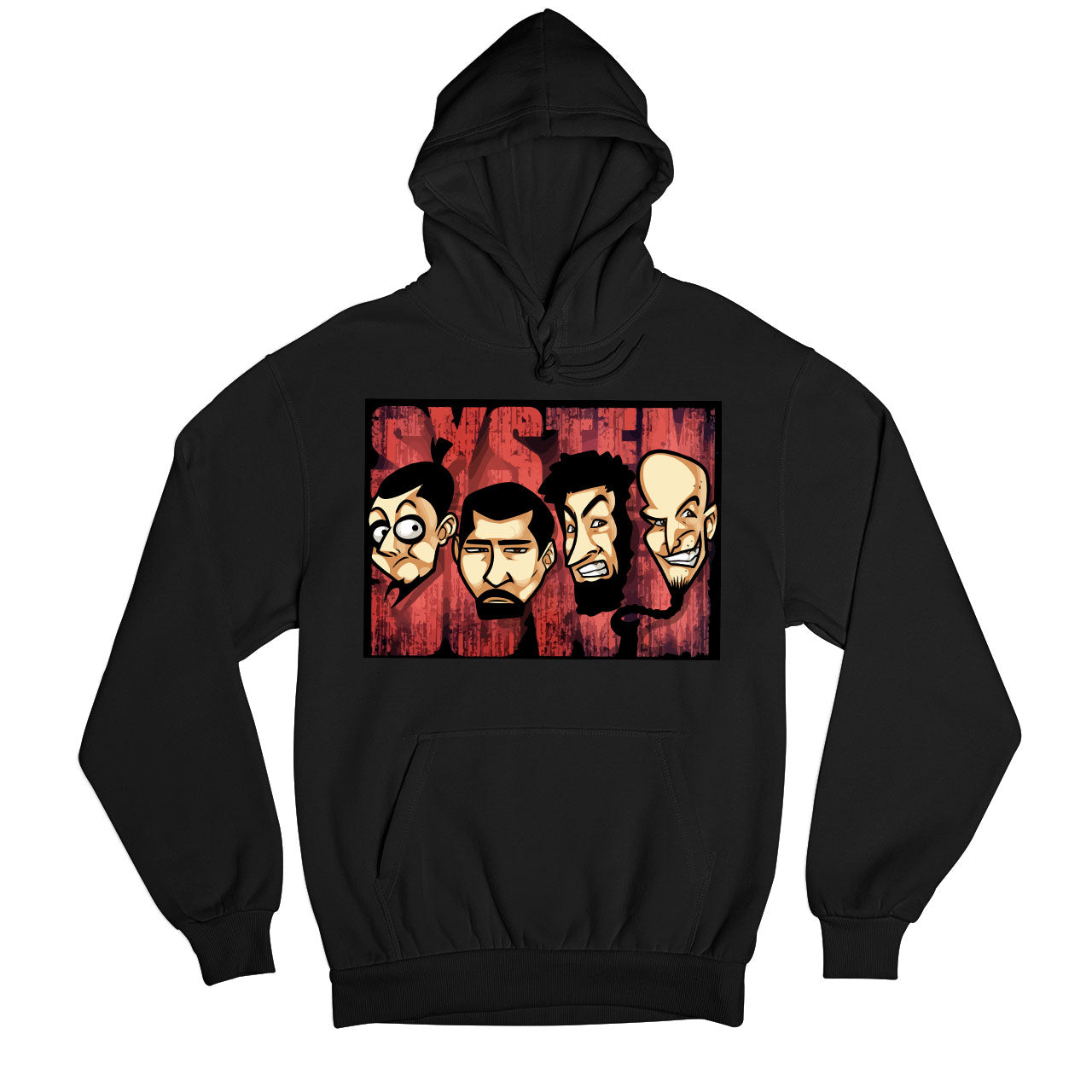 system of a down pop art hoodie hooded sweatshirt winterwear music band buy online india the banyan tee tbt men women girls boys unisex black