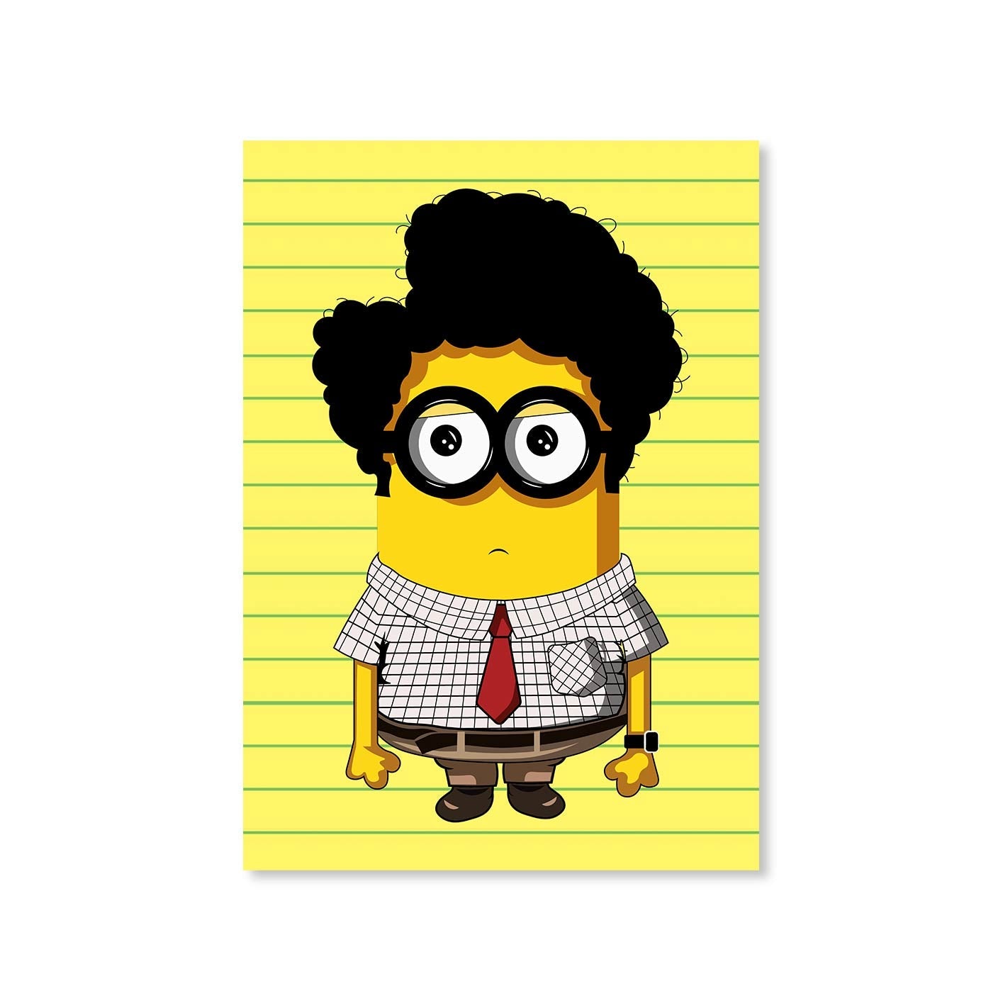 minions poster - nerdy min nerdy man the banyan tee tbt wall design digital canva maker india online buy wall art for bedroom designs home walls dรฉcor
