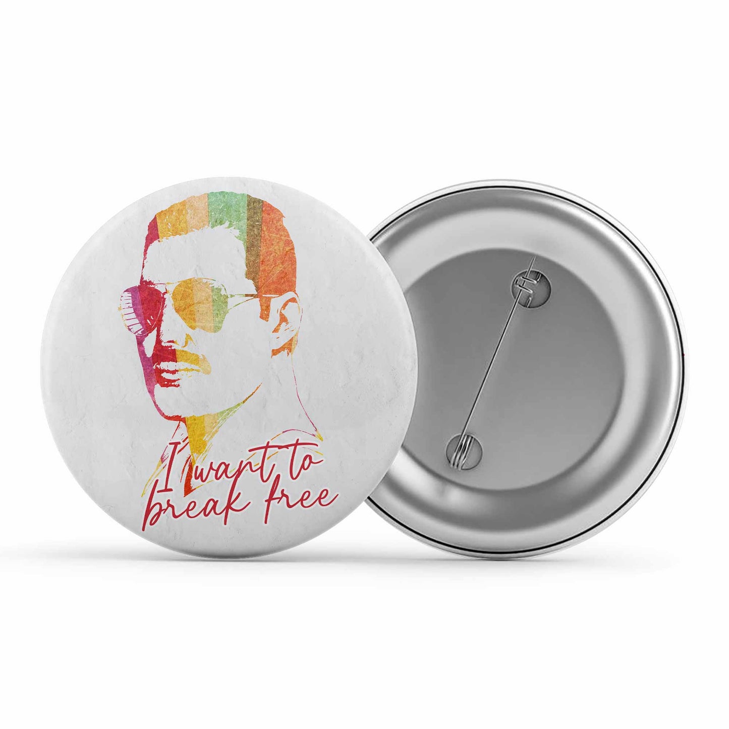 queen break free badge pin button music band buy online india the banyan tee tbt men women girls boys unisex