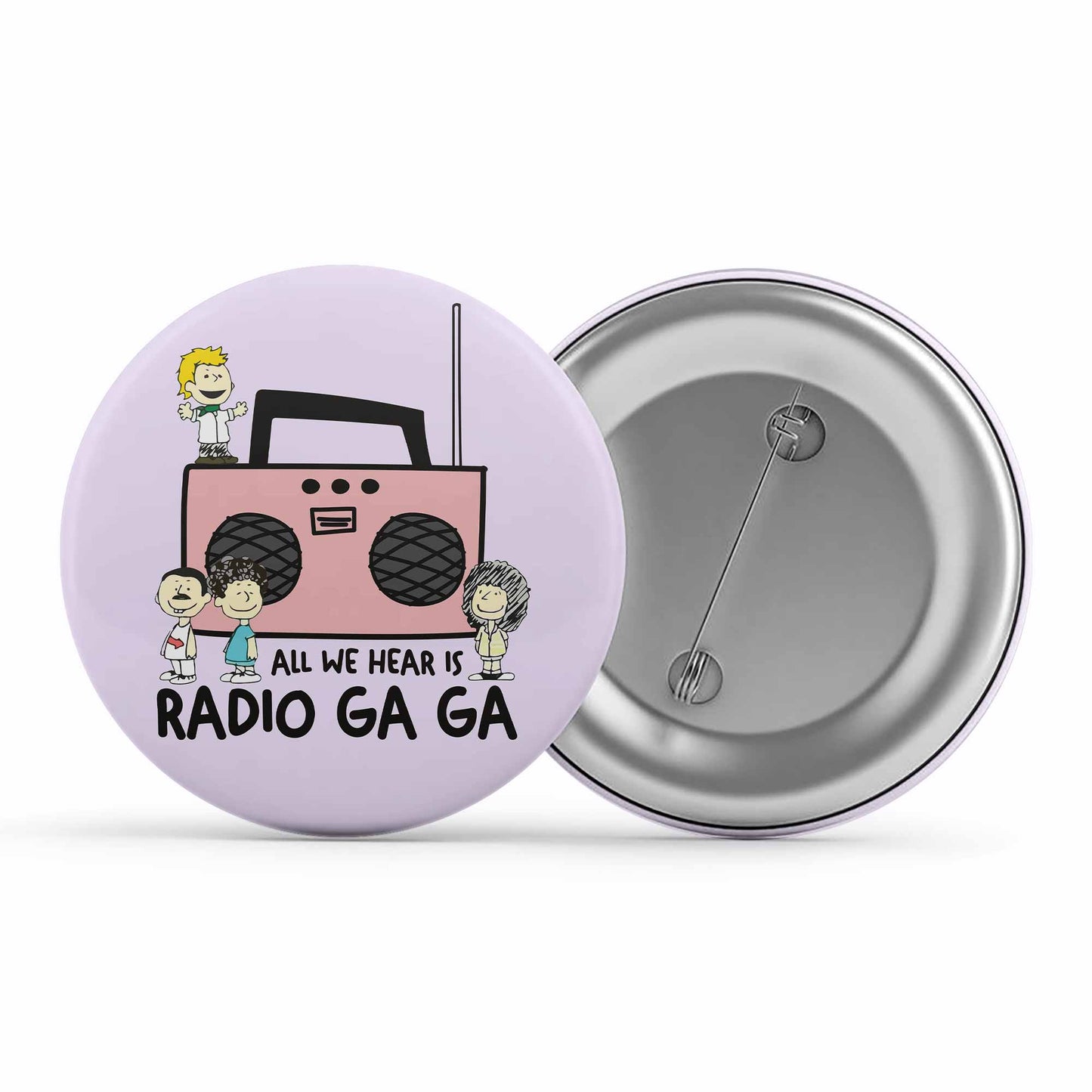 queen radio ga ga badge pin button music band buy online india the banyan tee tbt men women girls boys unisex