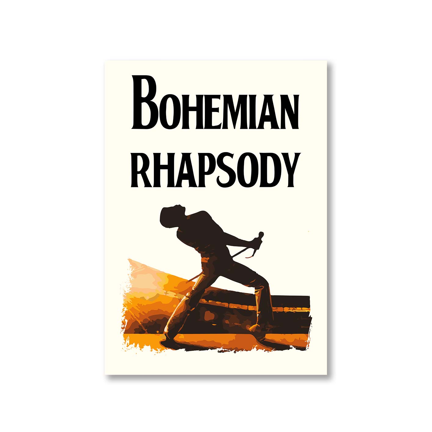 queen bohemian rhapsody poster wall art buy online india the banyan tee tbt a4