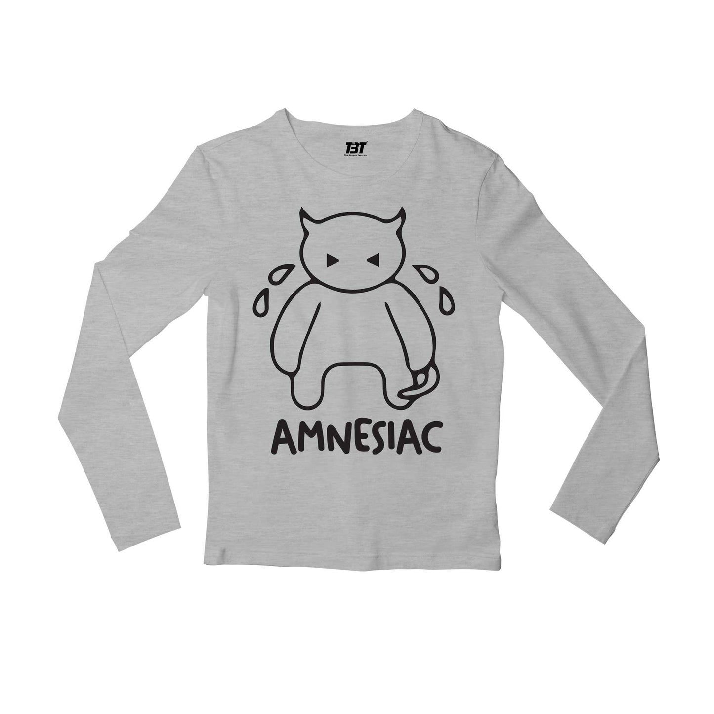 radiohead amnesiac full sleeves long sleeves music band buy online india the banyan tee tbt men women girls boys unisex gray