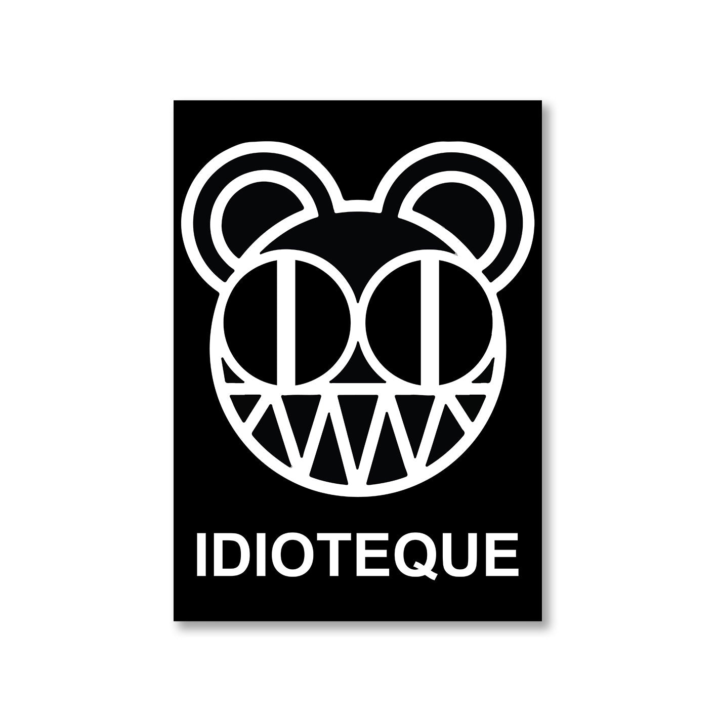 radiohead idioteque poster wall art buy online india the banyan tee tbt a4