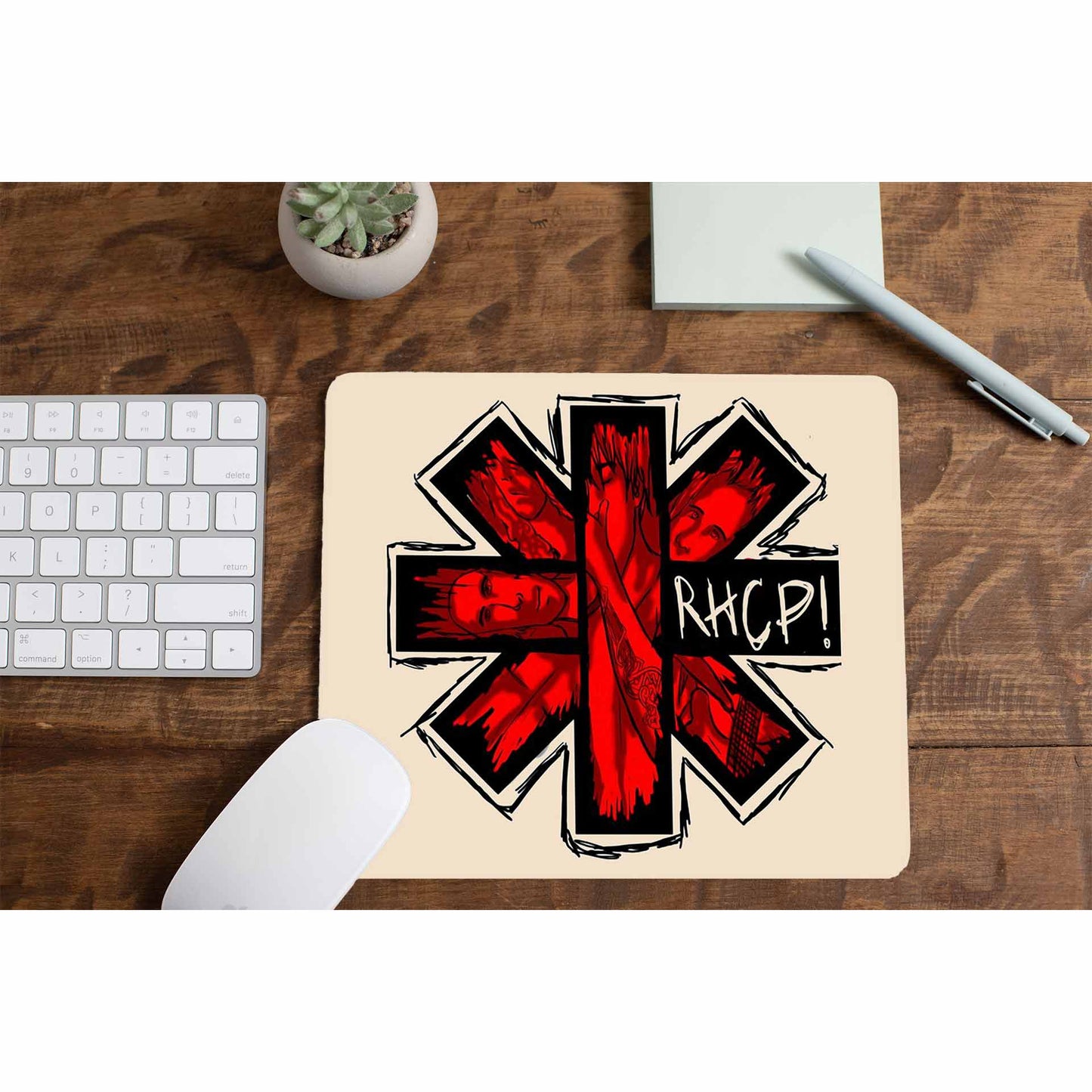 red hot chili peppers red hot art mousepad logitech large anime music band buy online india the banyan tee tbt men women girls boys unisex