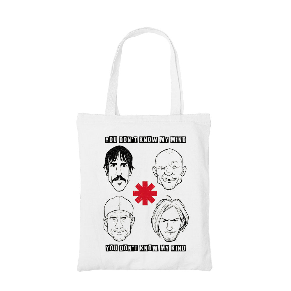 red hot chili peppers dark necessities tote bag hand printed cotton women men unisex