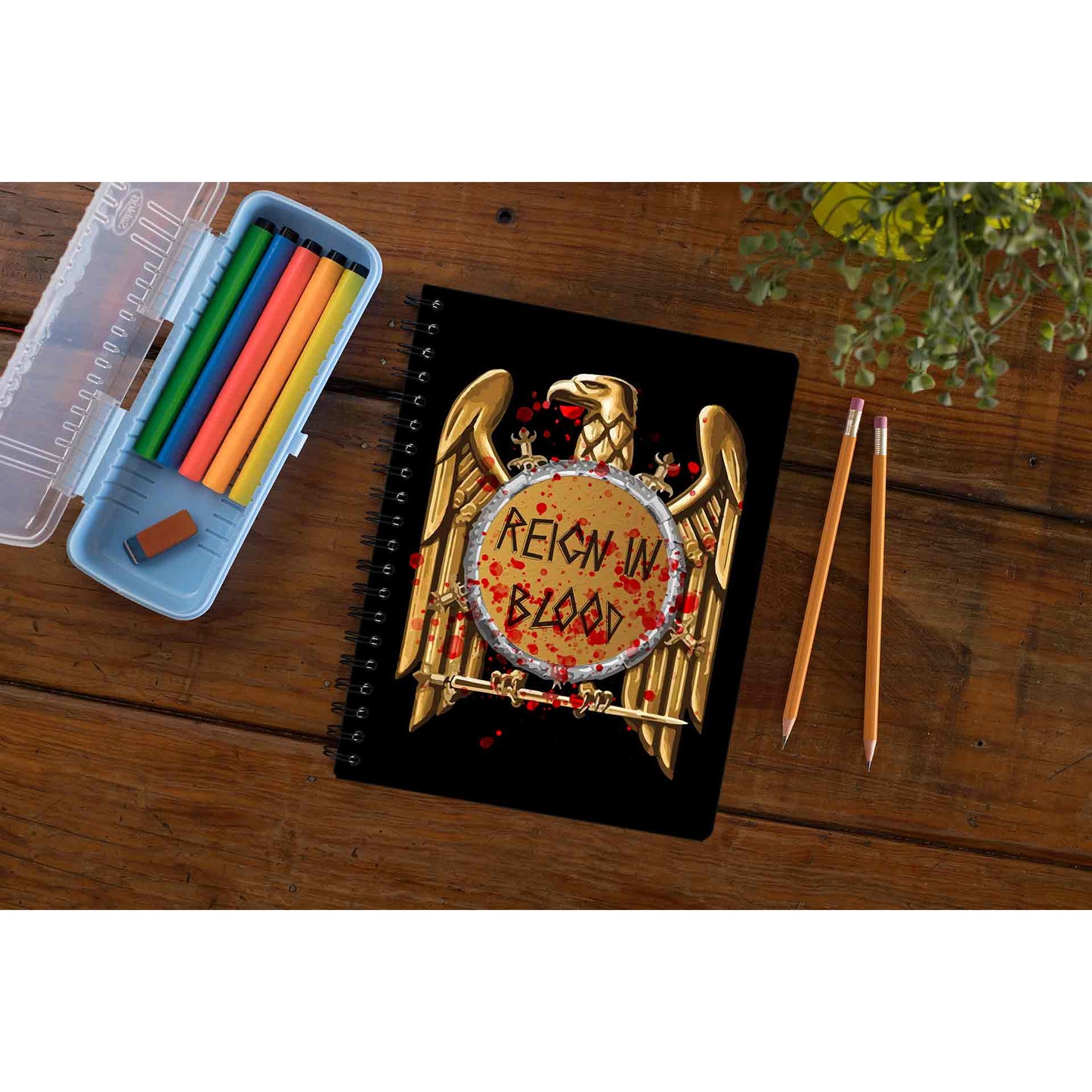 slayer reign in blood notebook notepad diary buy online india the banyan tee tbt unruled