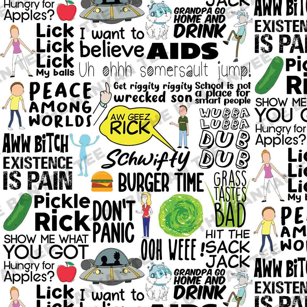 Drawstring Bag - Wubba Lubba Drip Drip