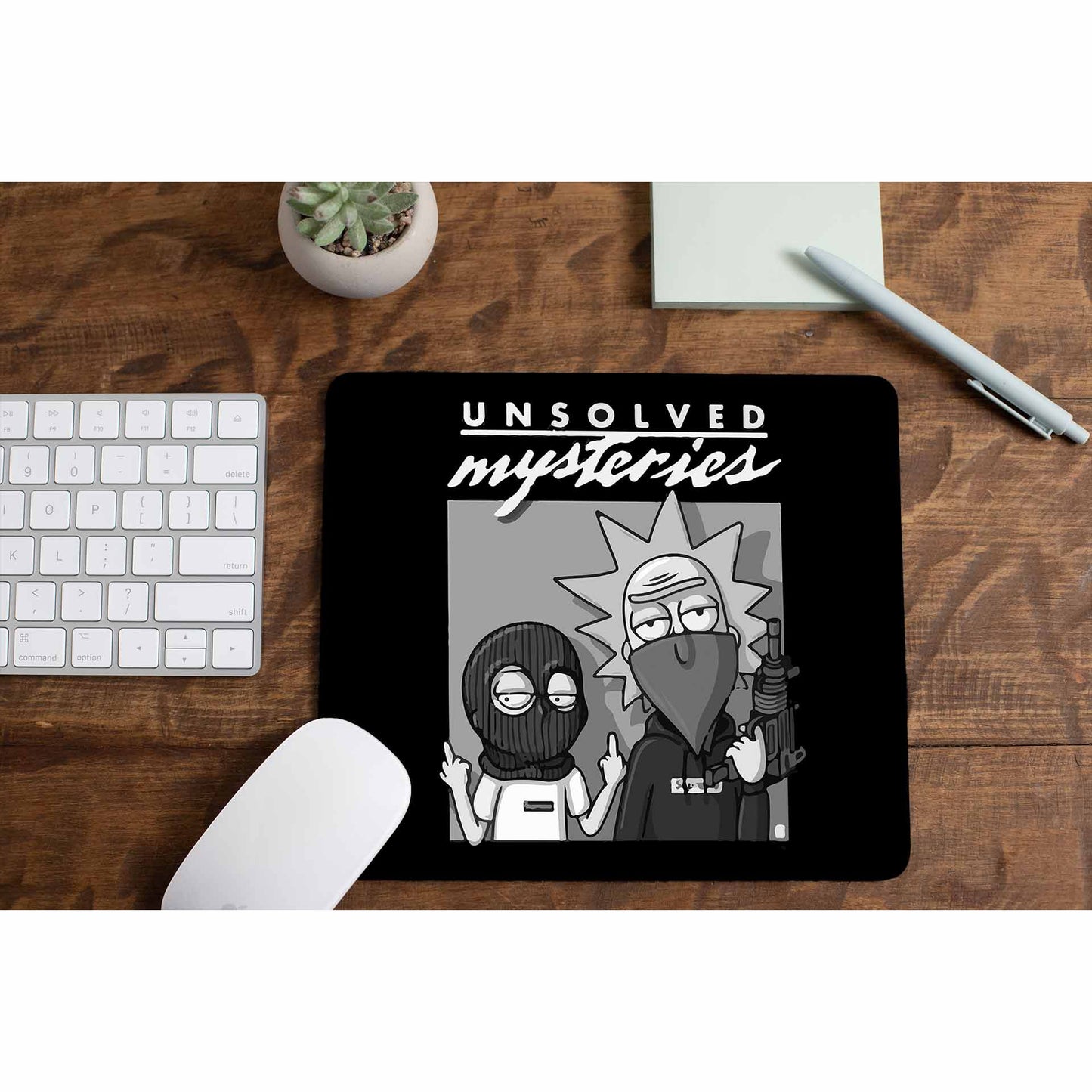 rick and morty unsolved mysteries mousepad logitech large anime buy online india the banyan tee tbt men women girls boys unisex rick and morty online summer beth mr meeseeks jerry quote vector art clothing accessories merchandise