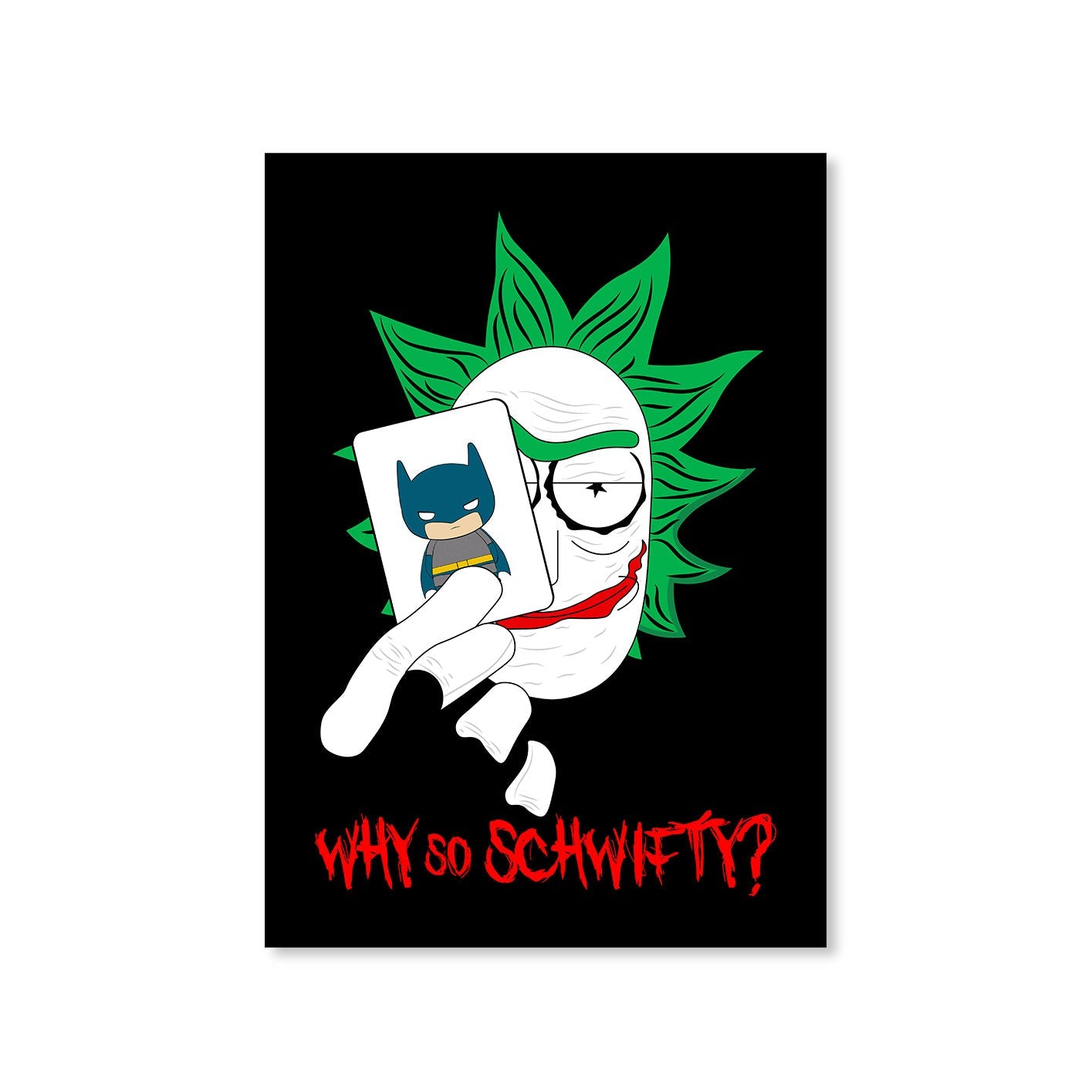 rick and morty joker poster wall art buy online india the banyan tee tbt a4 rick and morty online summer beth mr meeseeks jerry quote vector art clothing accessories merchandise
