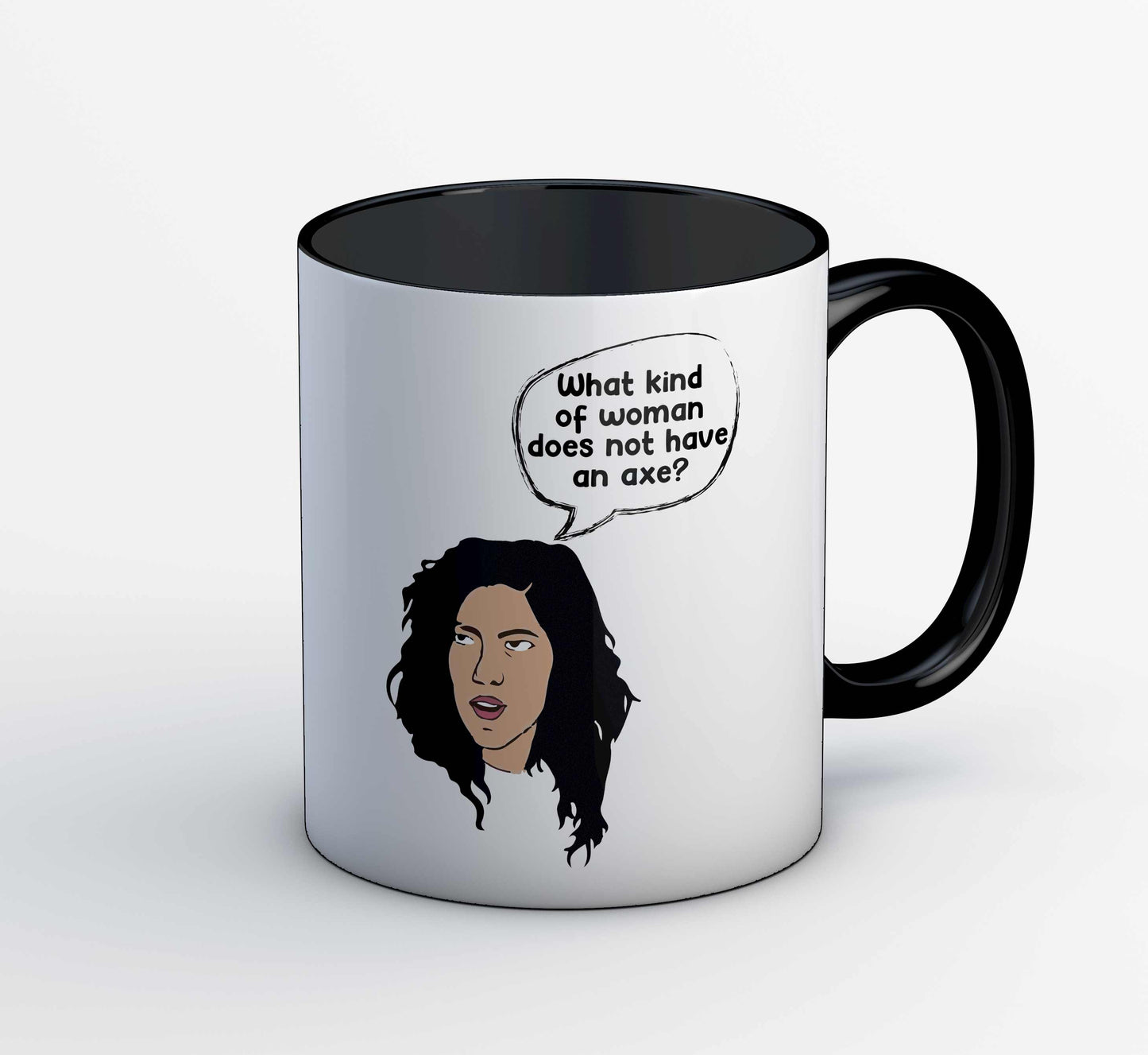 brooklyn nine-nine what kind of woman mug coffee ceramic tv & movies buy online india the banyan tee tbt men women girls boys unisex stranger things eleven demogorgon shadow monster dustin quote vector art clothing accessories merchandise