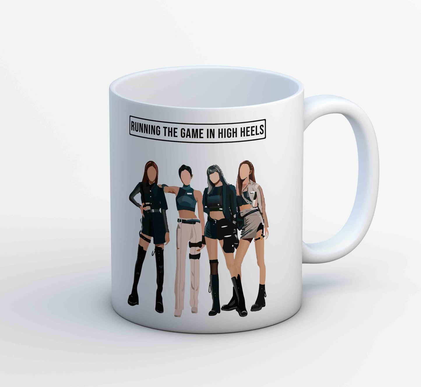 black pink running the game mug coffee ceramic music band buy online india the banyan tee tbt men women girls boys unisex song k pop jennie lisa jisoo rose
