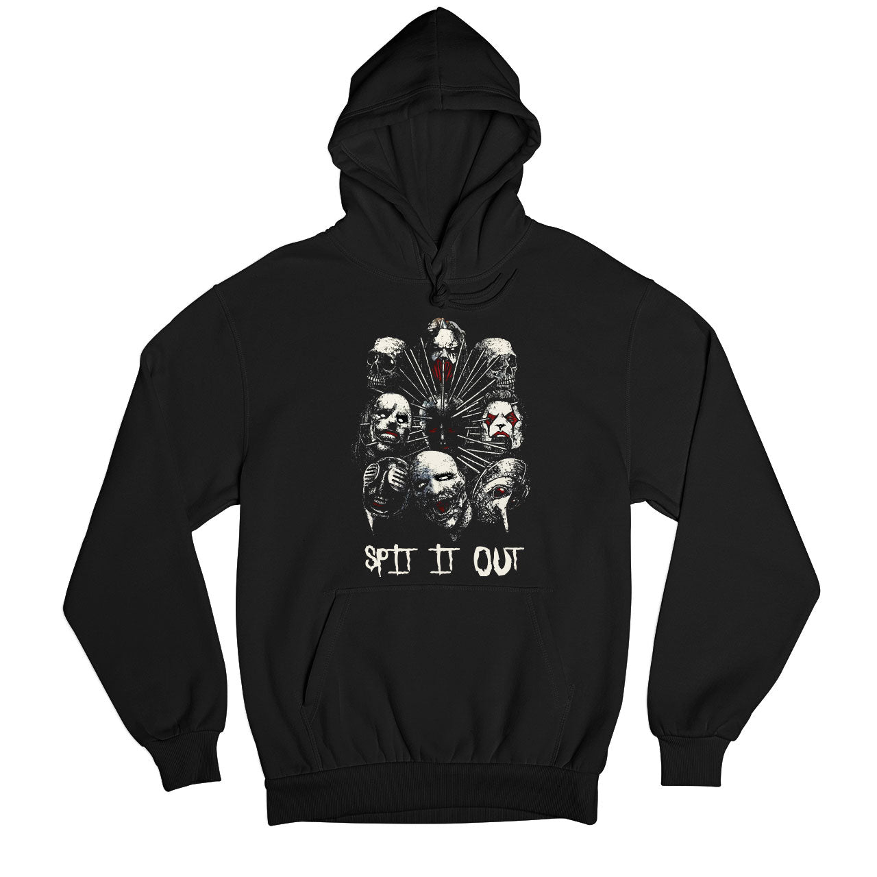 slipknot spit it out hoodie hooded sweatshirt winterwear music band buy online india the banyan tee tbt men women girls boys unisex black
