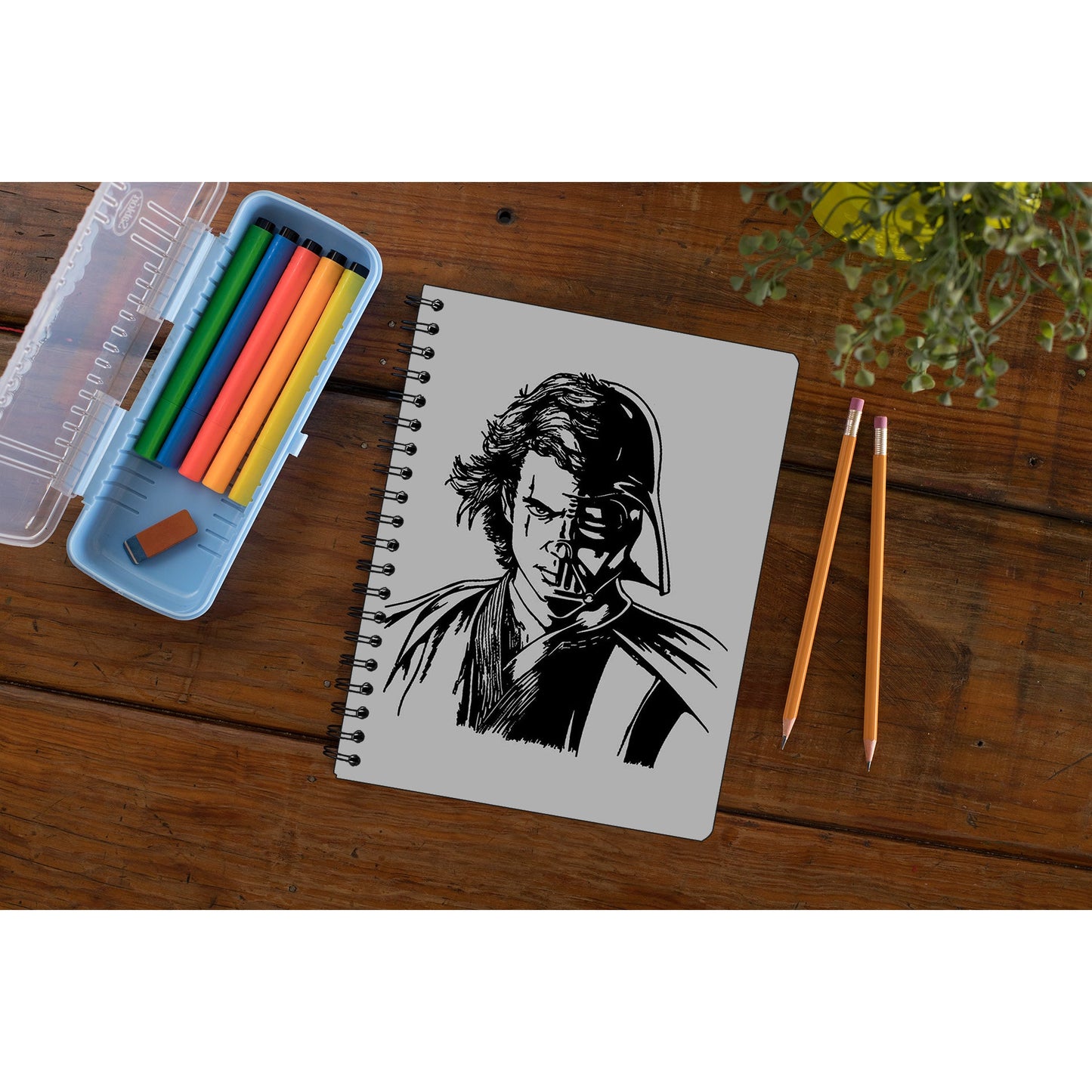 star wars anakin & darth vader notebook notepad diary buy online india the banyan tee tbt unruled