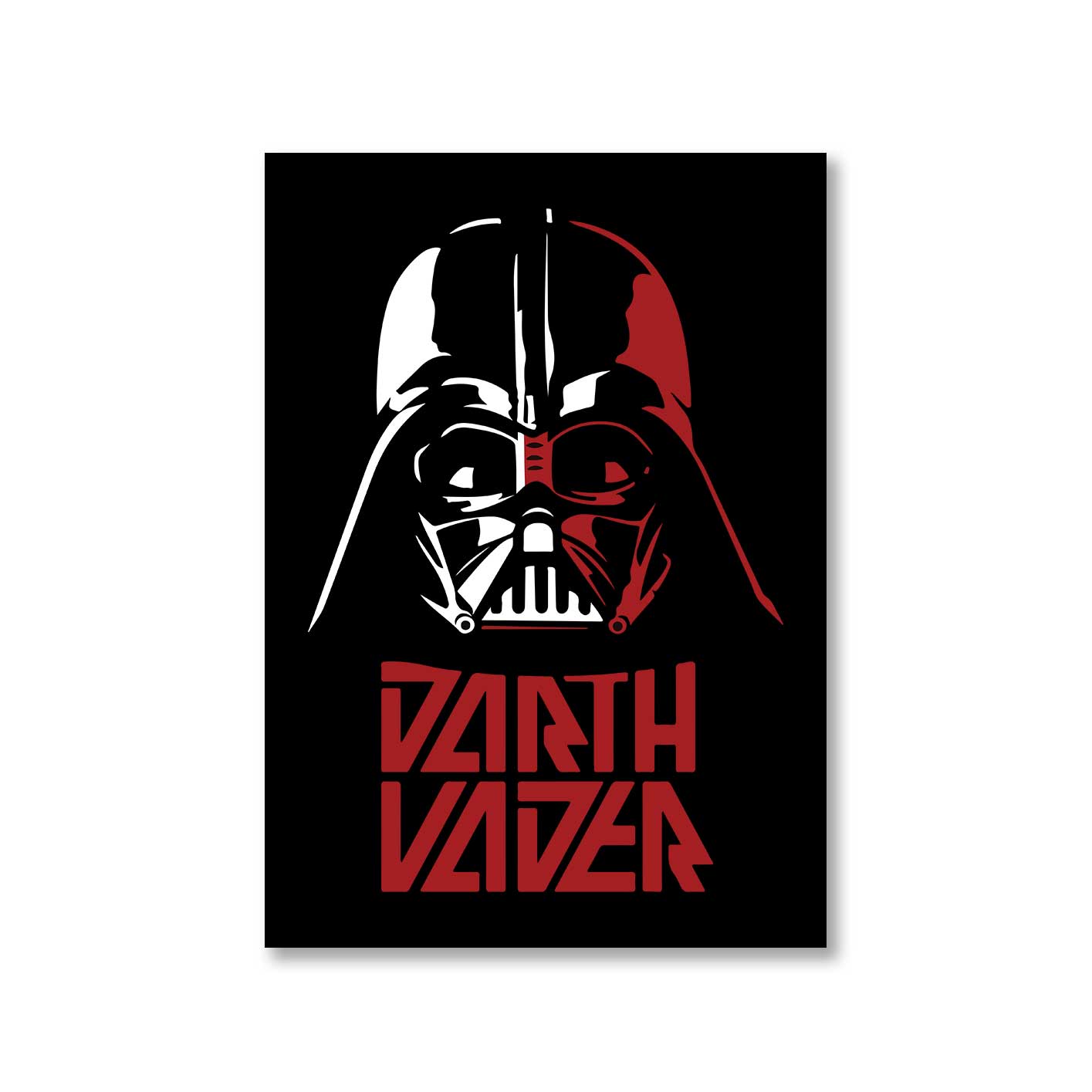 star wars darth vader poster wall art buy online india the banyan tee tbt a4