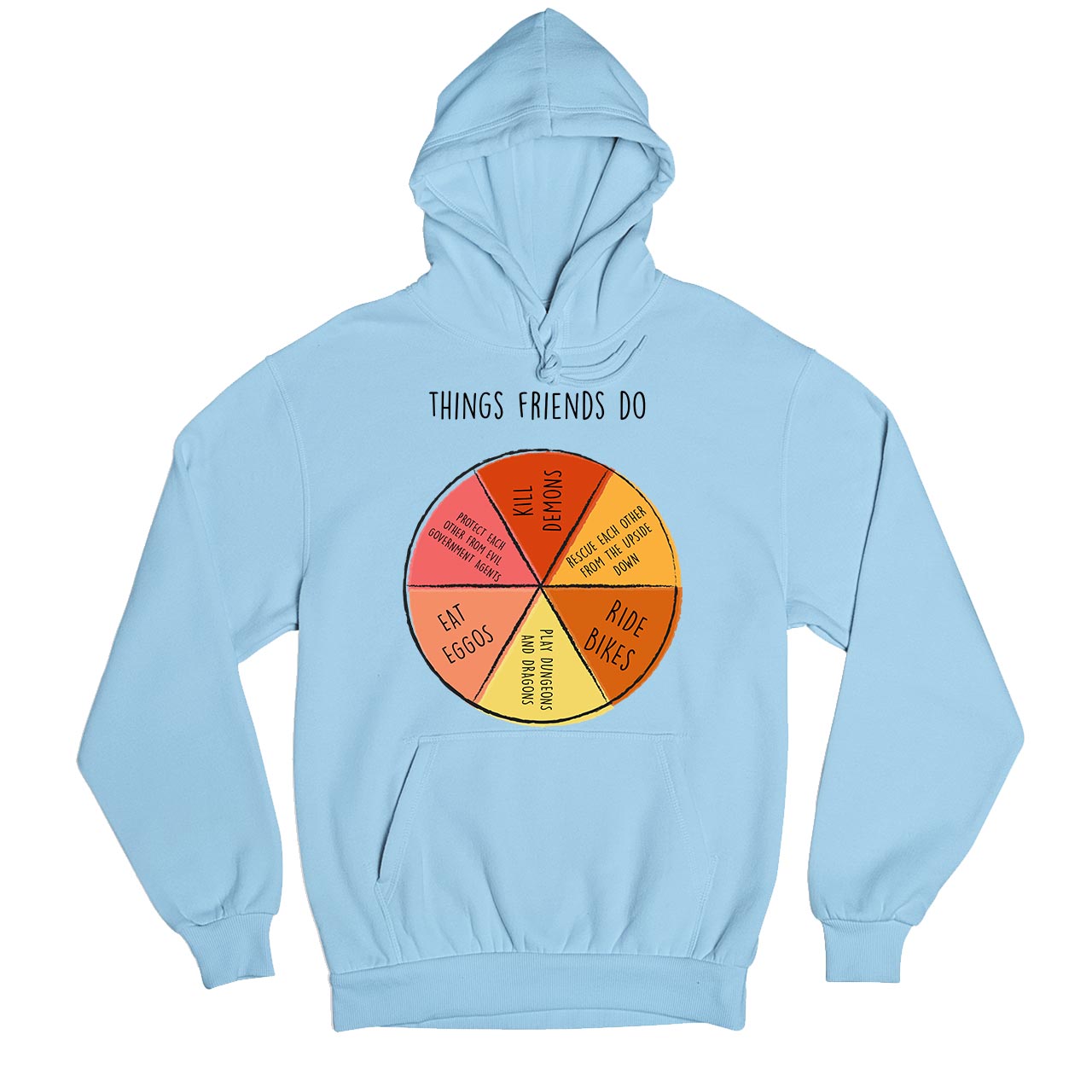stranger things things friends do hoodie hooded sweatshirt winterwear tv & movies buy online india the banyan tee tbt men women girls boys unisex gray stranger things eleven demogorgon shadow monster dustin quote vector art clothing accessories merchandise