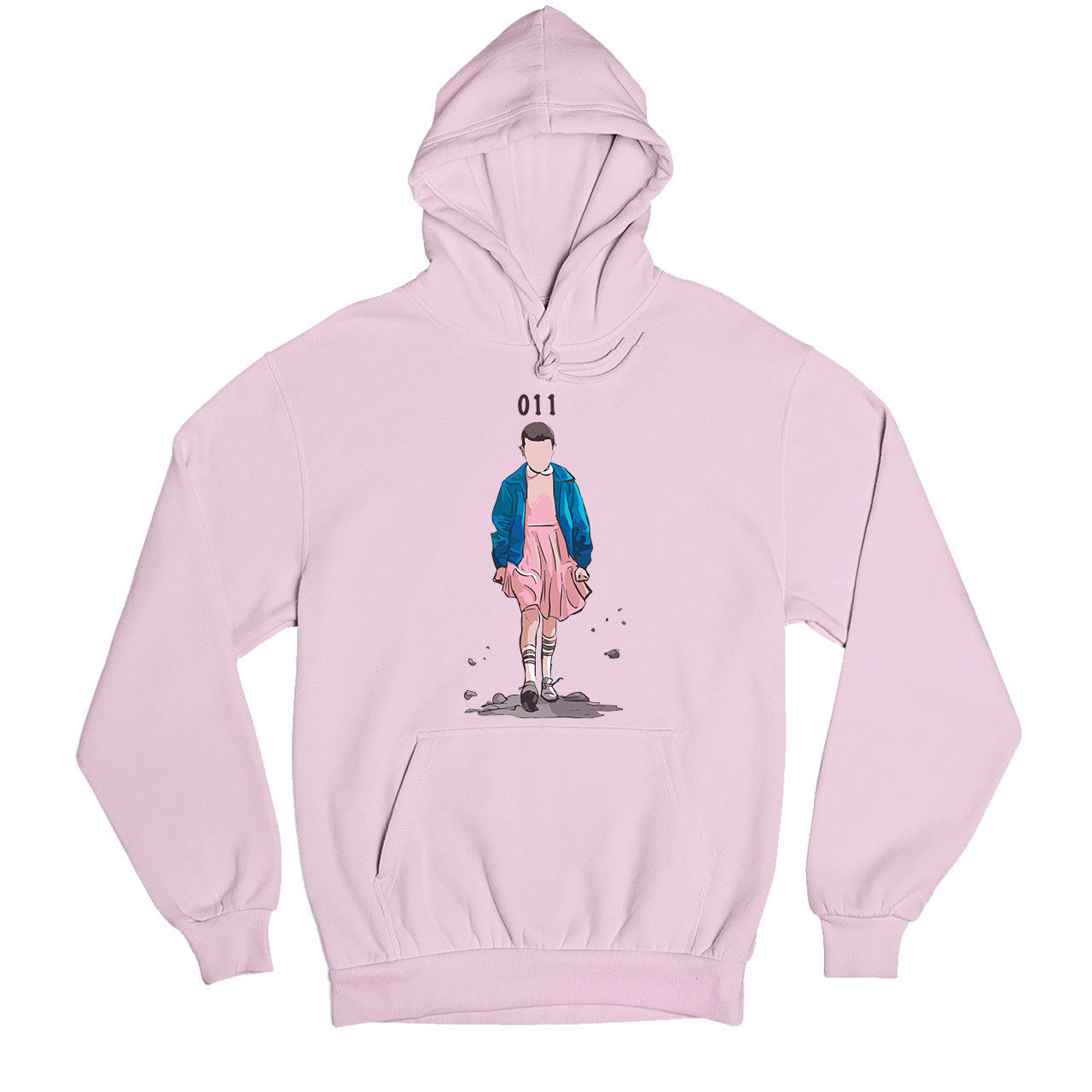 stranger things eleven hoodie hooded sweatshirt winterwear tv & movies buy online india the banyan tee tbt men women girls boys unisex gray stranger things eleven demogorgon shadow monster dustin quote vector art clothing accessories merchandise