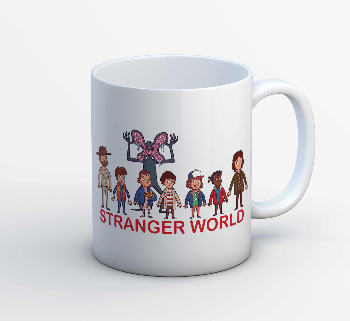 stranger things stranger world mug coffee ceramic tv & movies buy online india the banyan tee tbt men women girls boys unisex stranger things eleven demogorgon shadow monster dustin quote vector art clothing accessories merchandise
