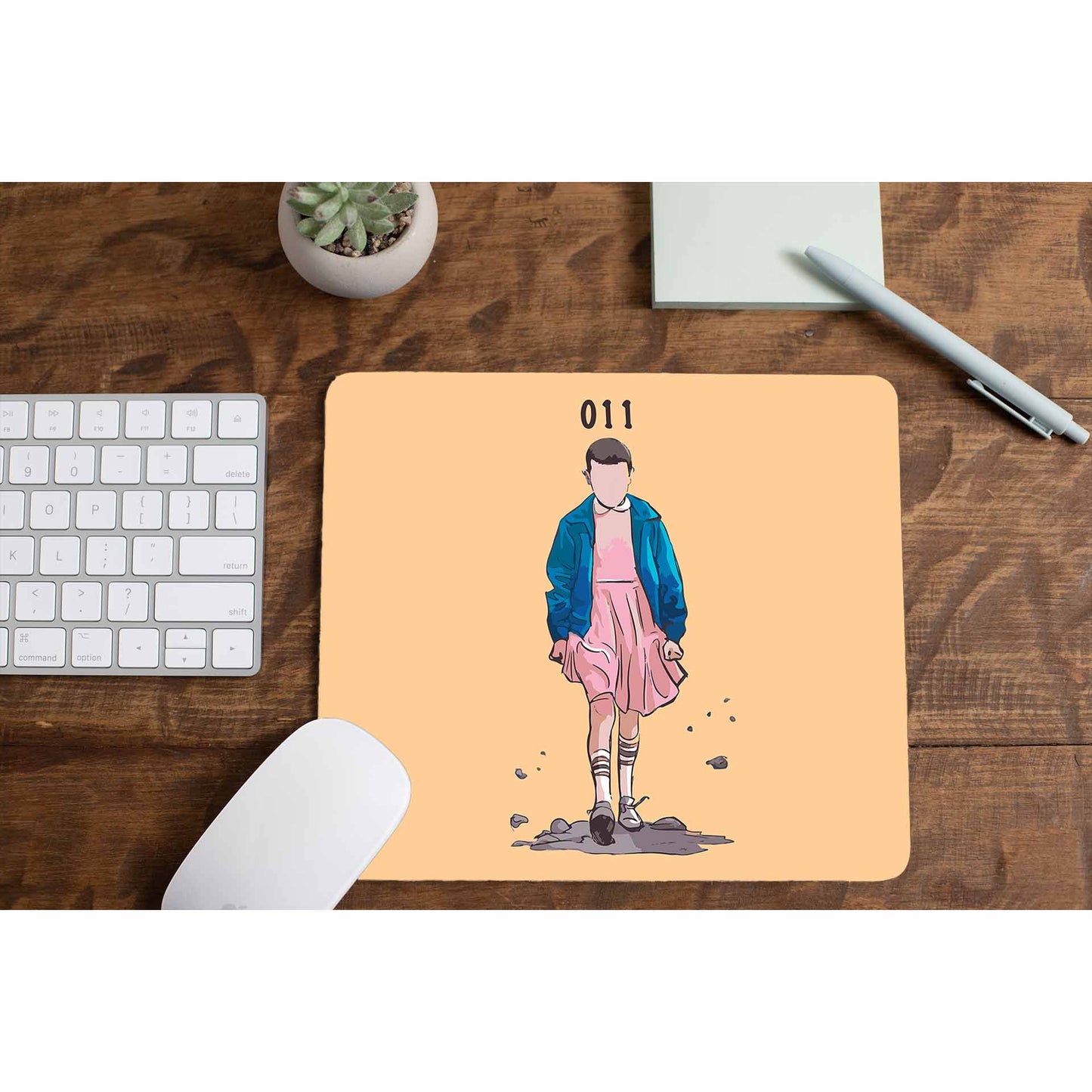 stranger things eleven mousepad logitech large anime tv & movies buy online india the banyan tee tbt men women girls boys unisex stranger things eleven demogorgon shadow monster dustin quote vector art clothing accessories merchandise