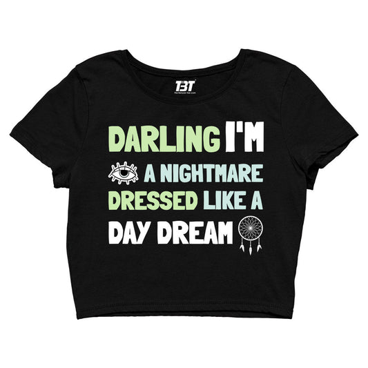 taylor swift blank space crop top music band buy online india the banyan tee tbt men women girls boys unisex xs darling i'm a nightmare dressed like a day dream