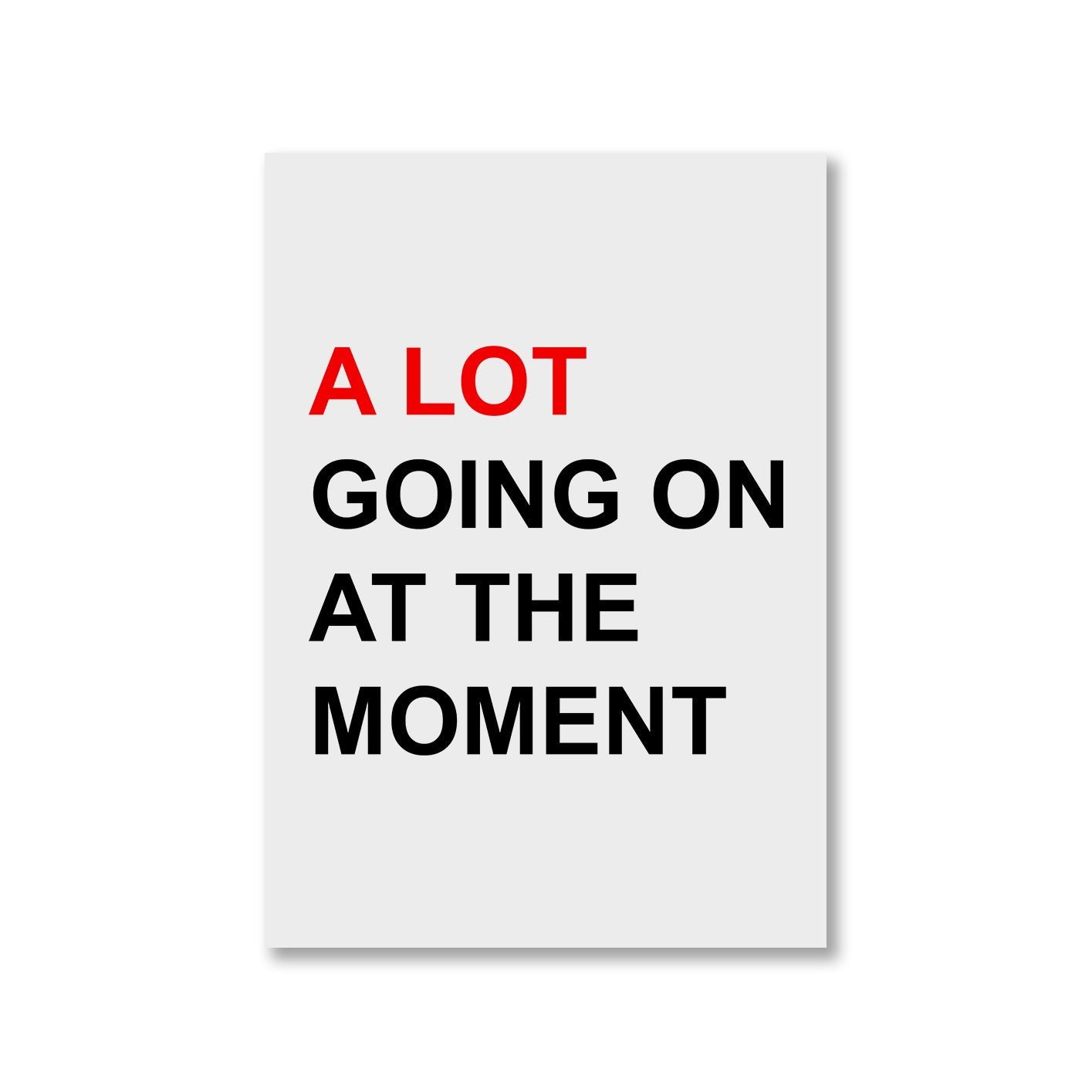 taylor swift a lot going on poster wall art buy online india the banyan tee tbt a4