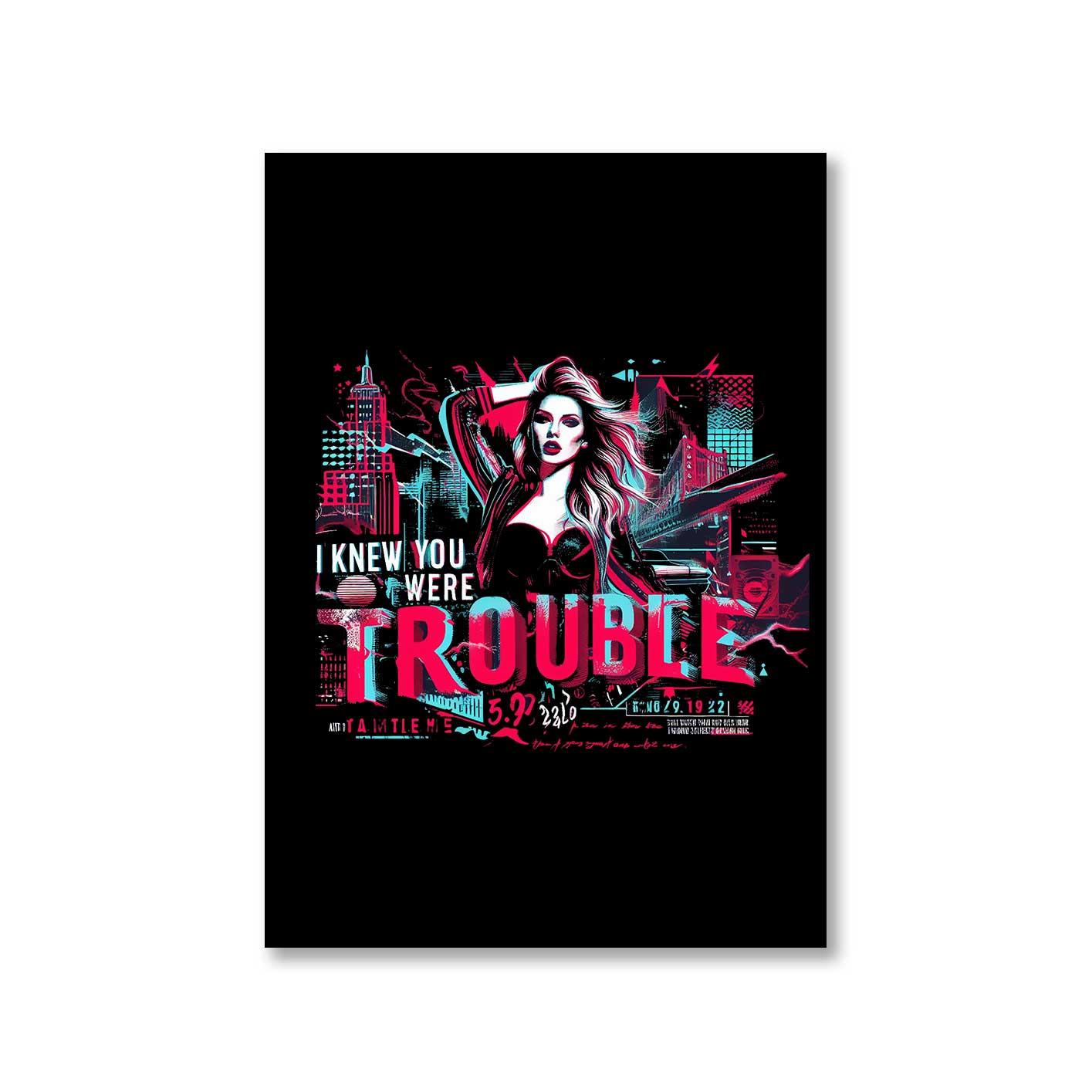 taylor swift you were trouble poster wall art buy online india the banyan tee tbt a4