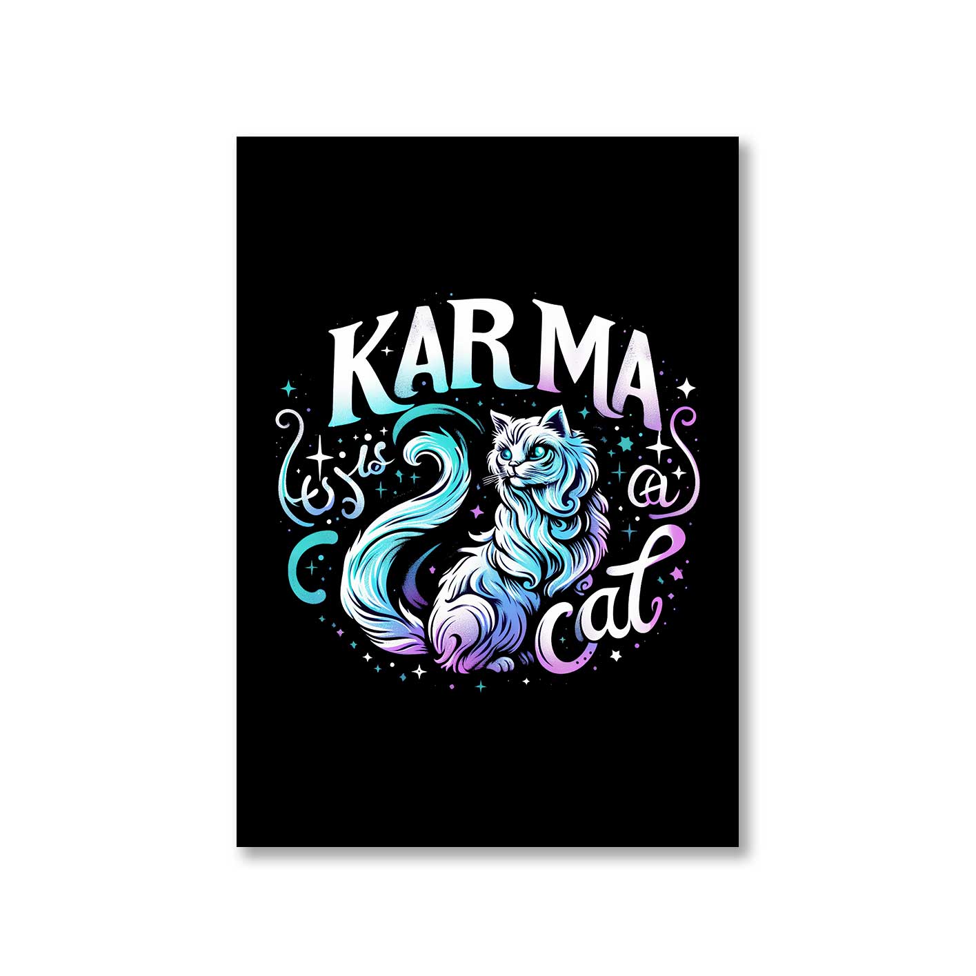 taylor swift karma cat poster wall art buy online india the banyan tee tbt a4