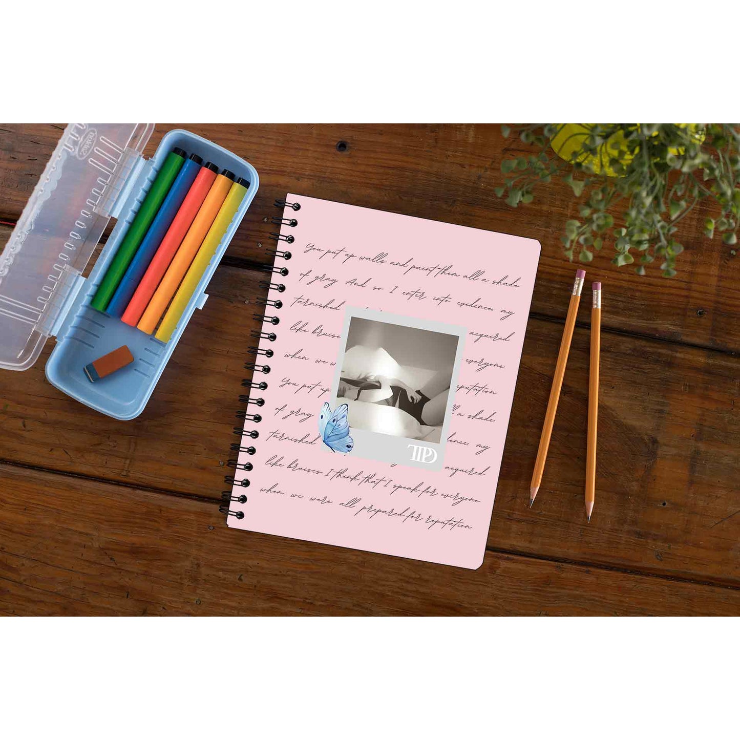 taylor swift tortured poets department notebook notepad diary buy online india the banyan tee tbt unruled