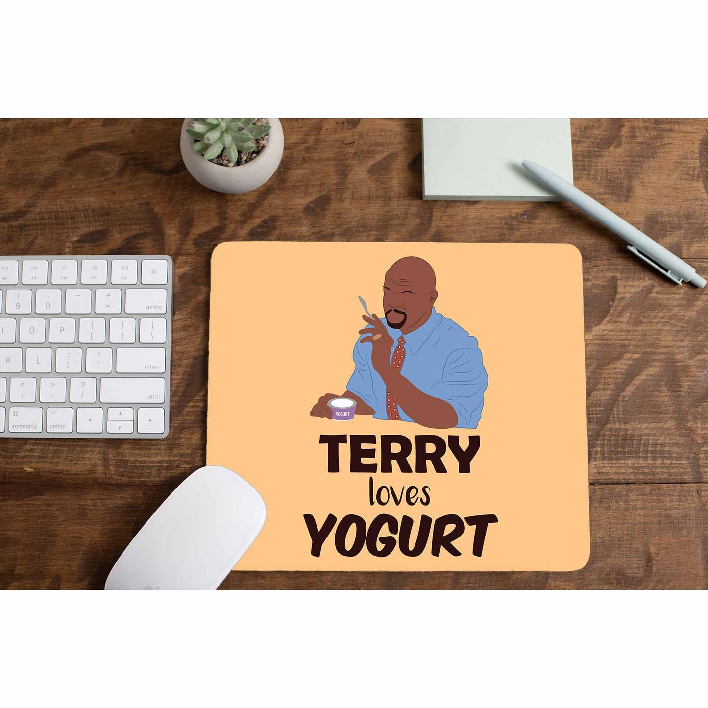 brooklyn nine-nine terry loves yogurt mousepad logitech large anime buy online india the banyan tee tbt men women girls boys unisex detective jake peralta terry charles boyle gina linetti andy samberg merchandise clothing acceessories
