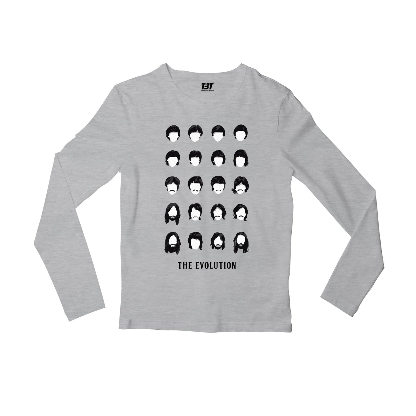 The Beatles Full Sleeves T-shirt Long Sleeves - Evolution Full Sleeves T-shirt Long Sleeves The Banyan Tee TBT