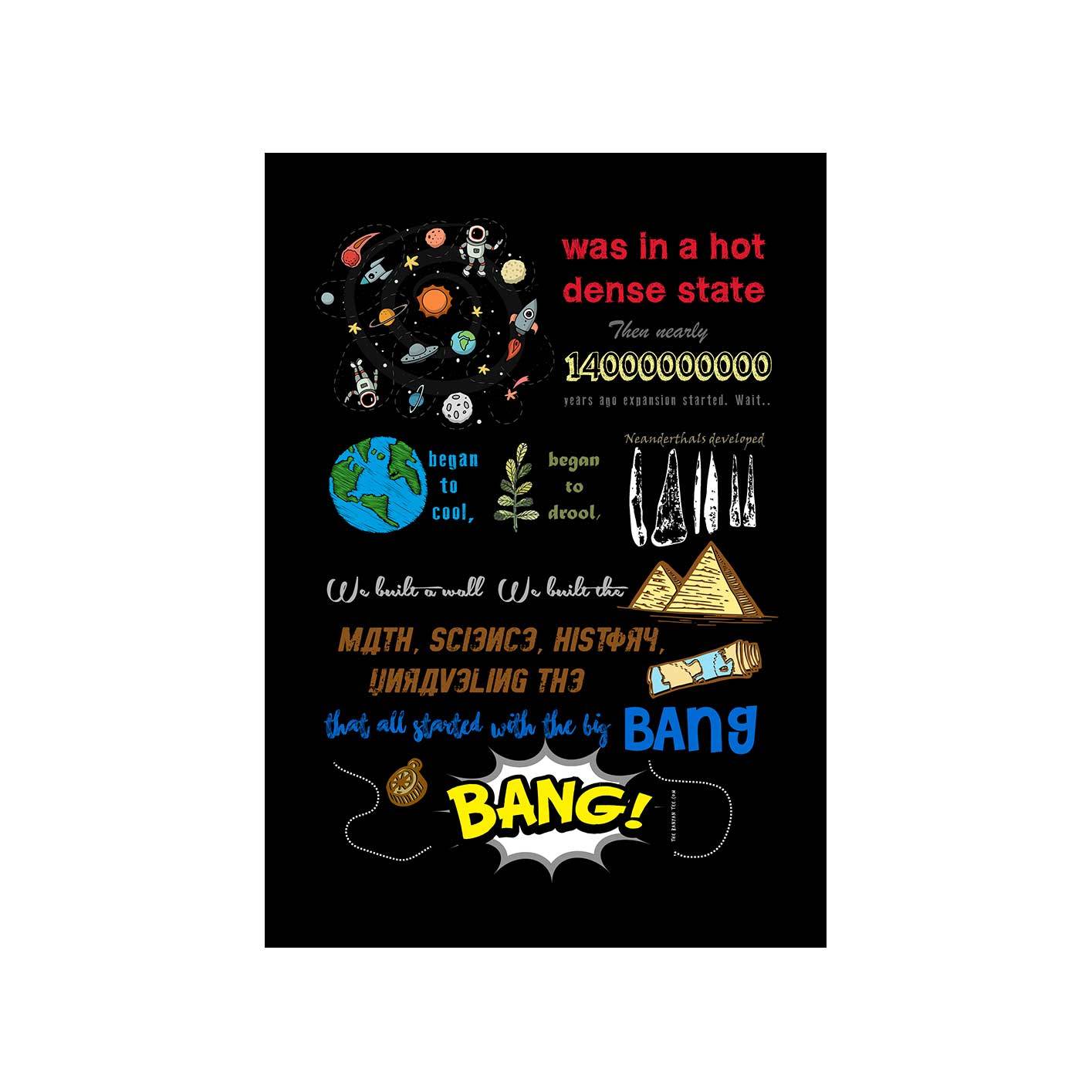 The Big Bang Theory Poster - Doodle The Banyan Tee TBT